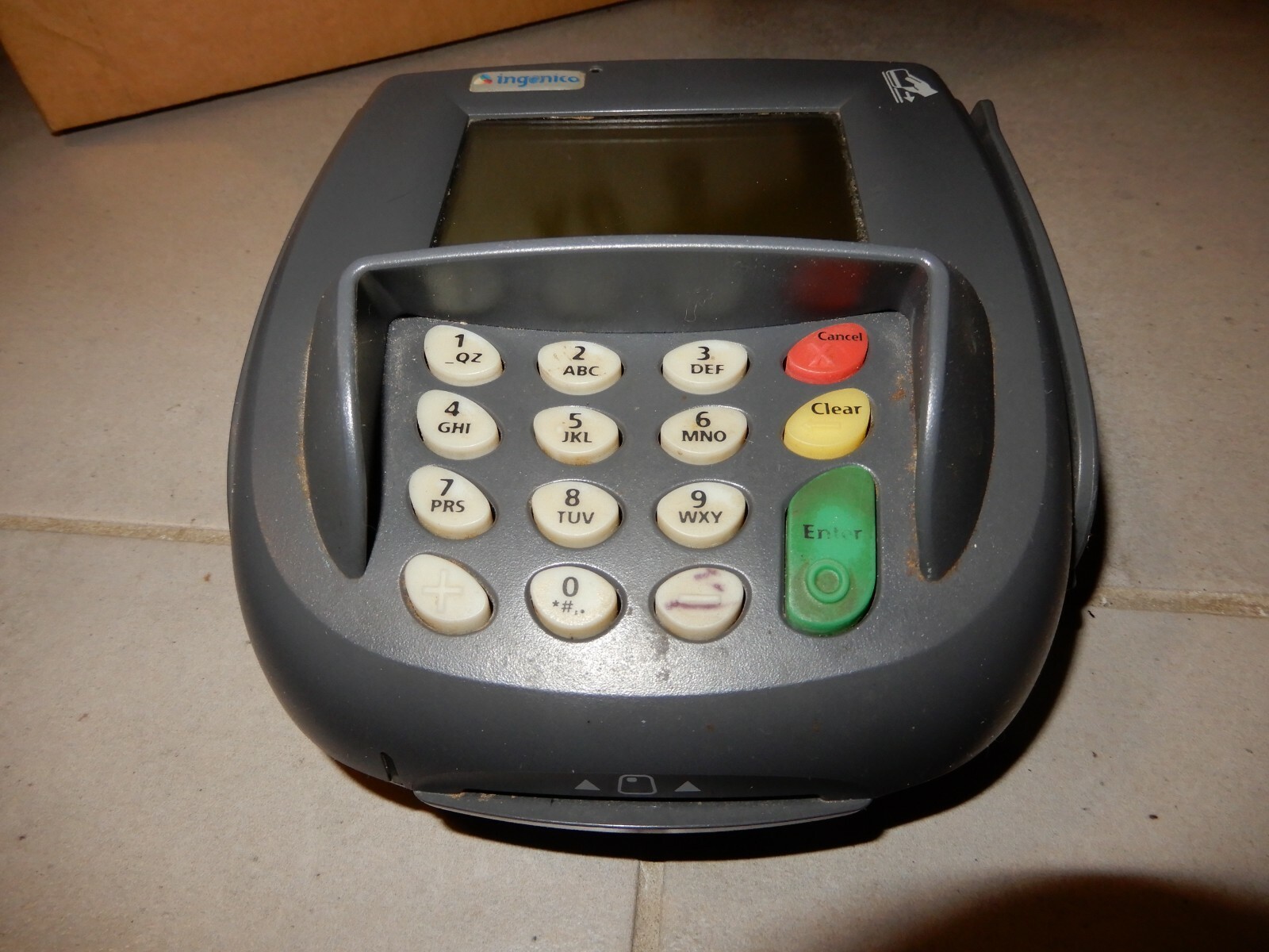 Ingenico i6550 Passport POS CC Credit Card Transaction Terminal Reader Gilbarco