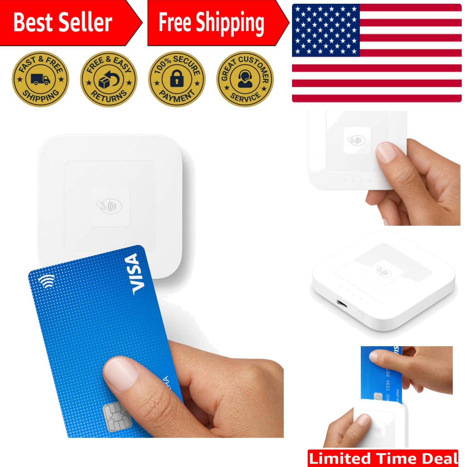 Secure 2nd Generation Chip & Contactless Reader – Offline Payment for 24 Hours