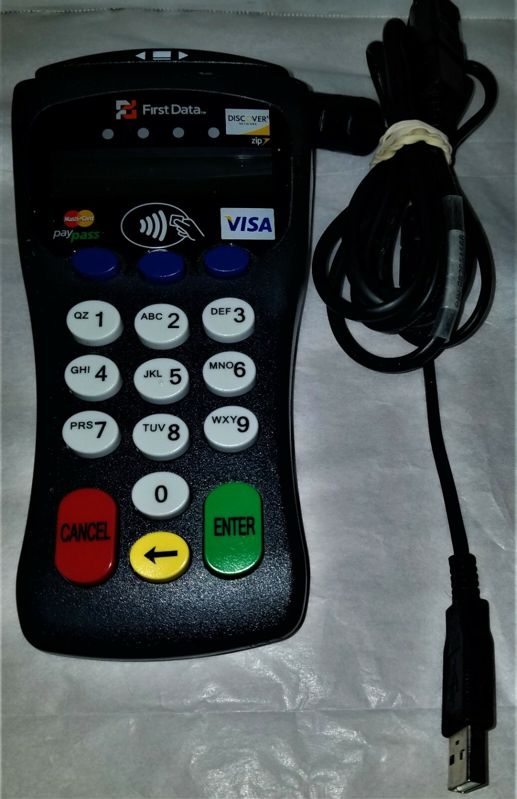 First Data FD-30 Pin Pad w/USB Cable