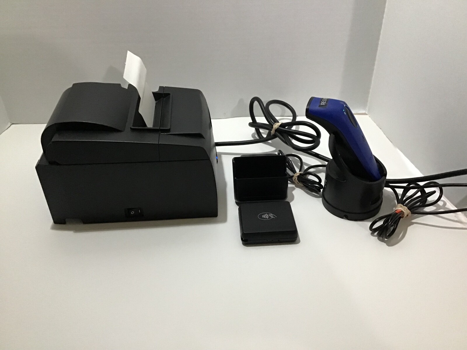 Star TSP100III Thermal Printer,BBPAS CHB2x card reader,Socket Mobile holder