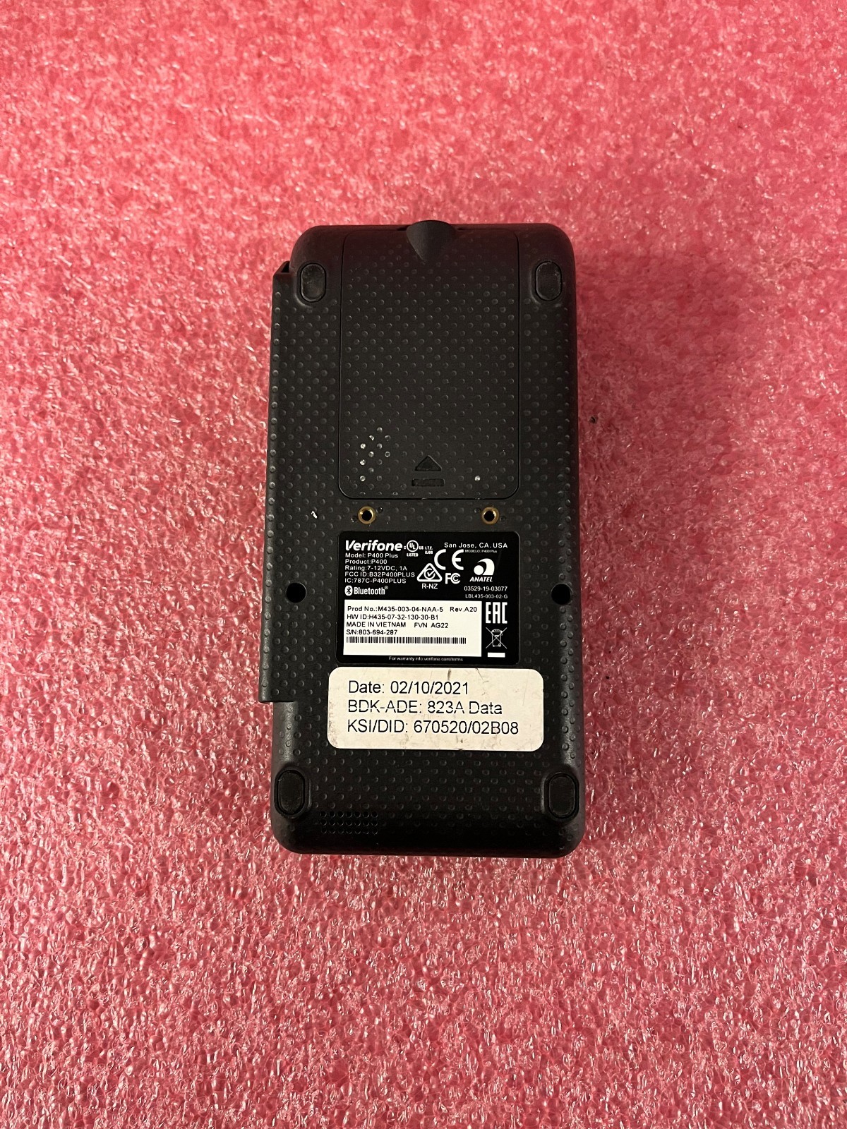 Verifone P400 Plus Stripe Credit Card Terminal M435-003-04-NAA-5
