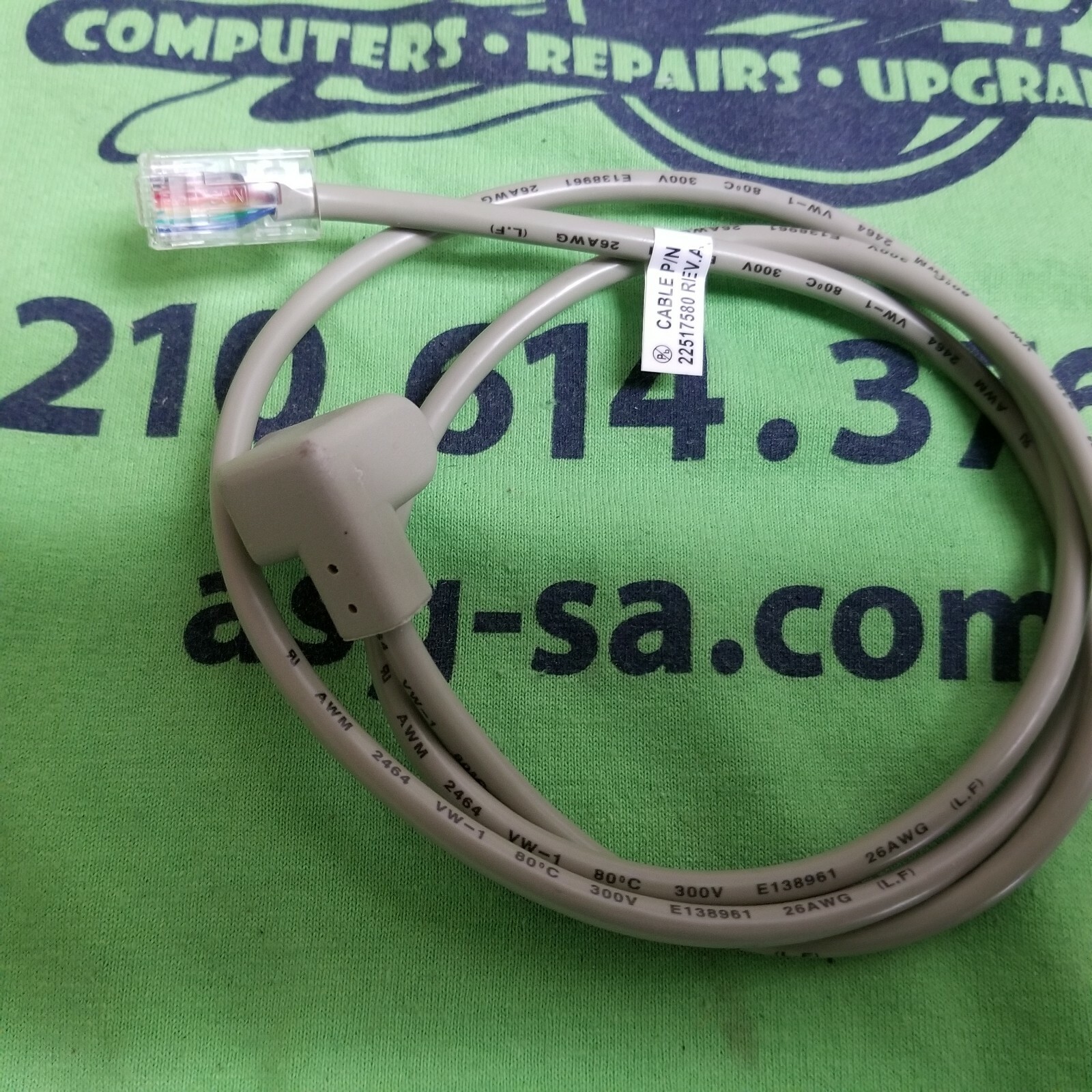 22517580 3FT CABLE FWR MINI MICR TO OMNI 3200 10PRJ PLUG
