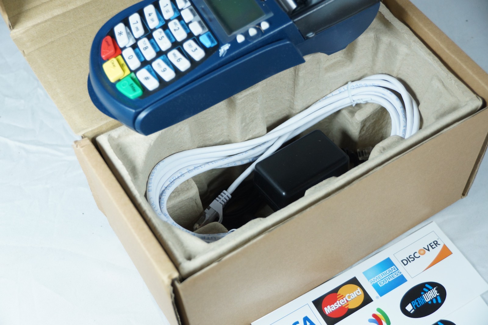 New Equinox T4220 Merchant Credit Card Payment Terminal with Power Cord