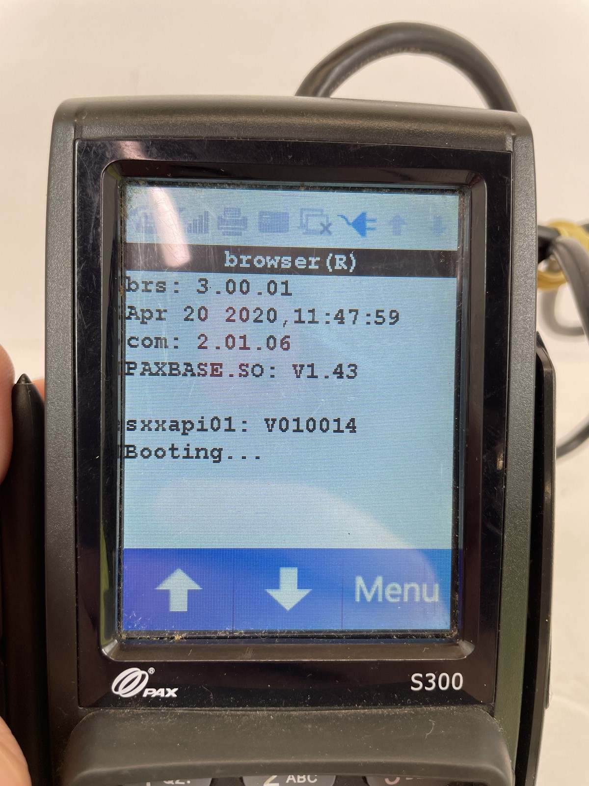 PAX S300 PIN Pad Credit Card Terminal EMV POS Ethernet Reader w/ Cables