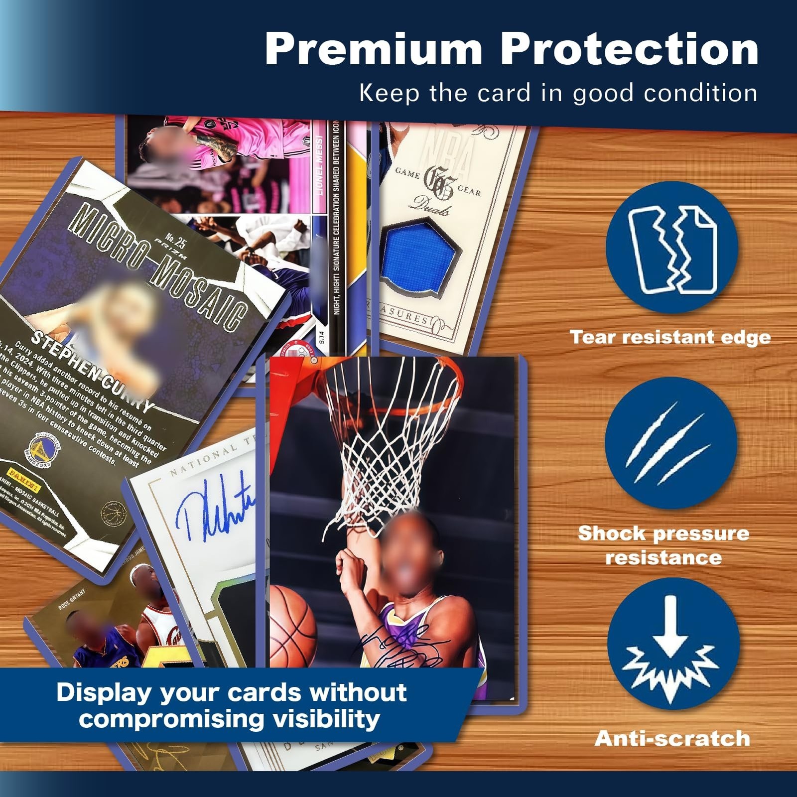 500 Hard Card Sleeves Card Toploaders for Protection for Baseball Football Pr…