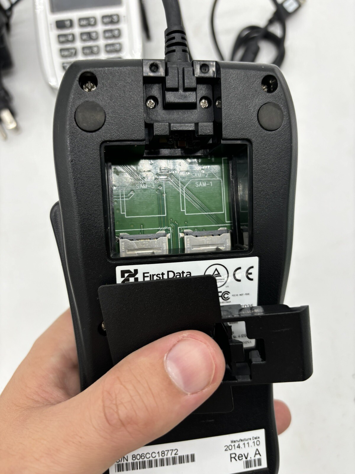 First Data FD-130 DUO Credit Card Machine with FD-35 EMV NFC PIN pad