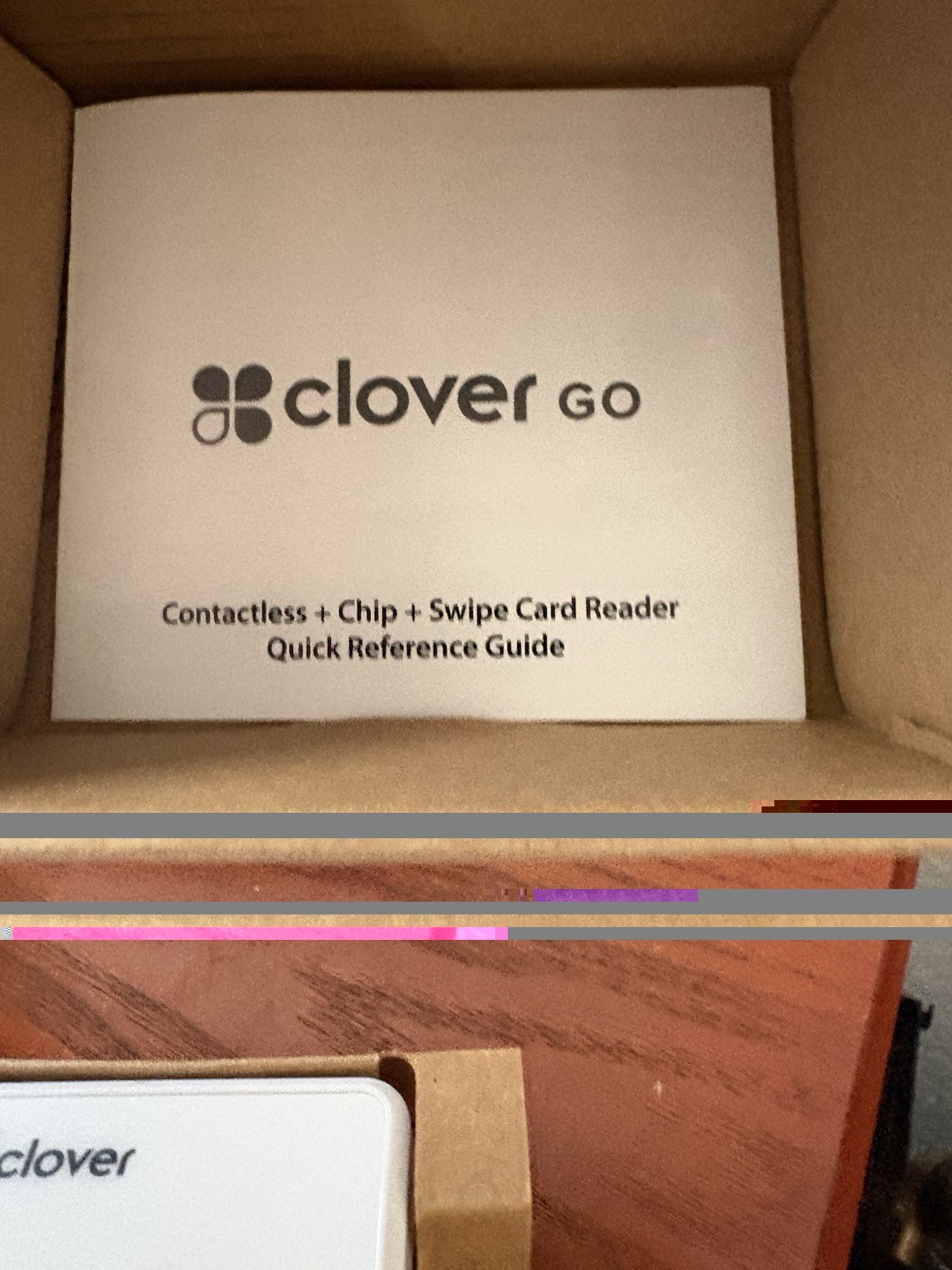 Clover Go RP457C Contactless + Chip Credit Card Reader, Wired, iPhone/Android