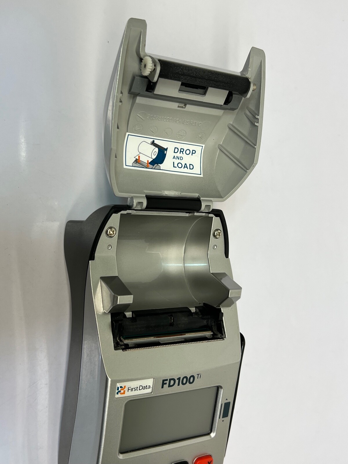 First Data FD100ti Silver Credit Card Terminal – Power cord