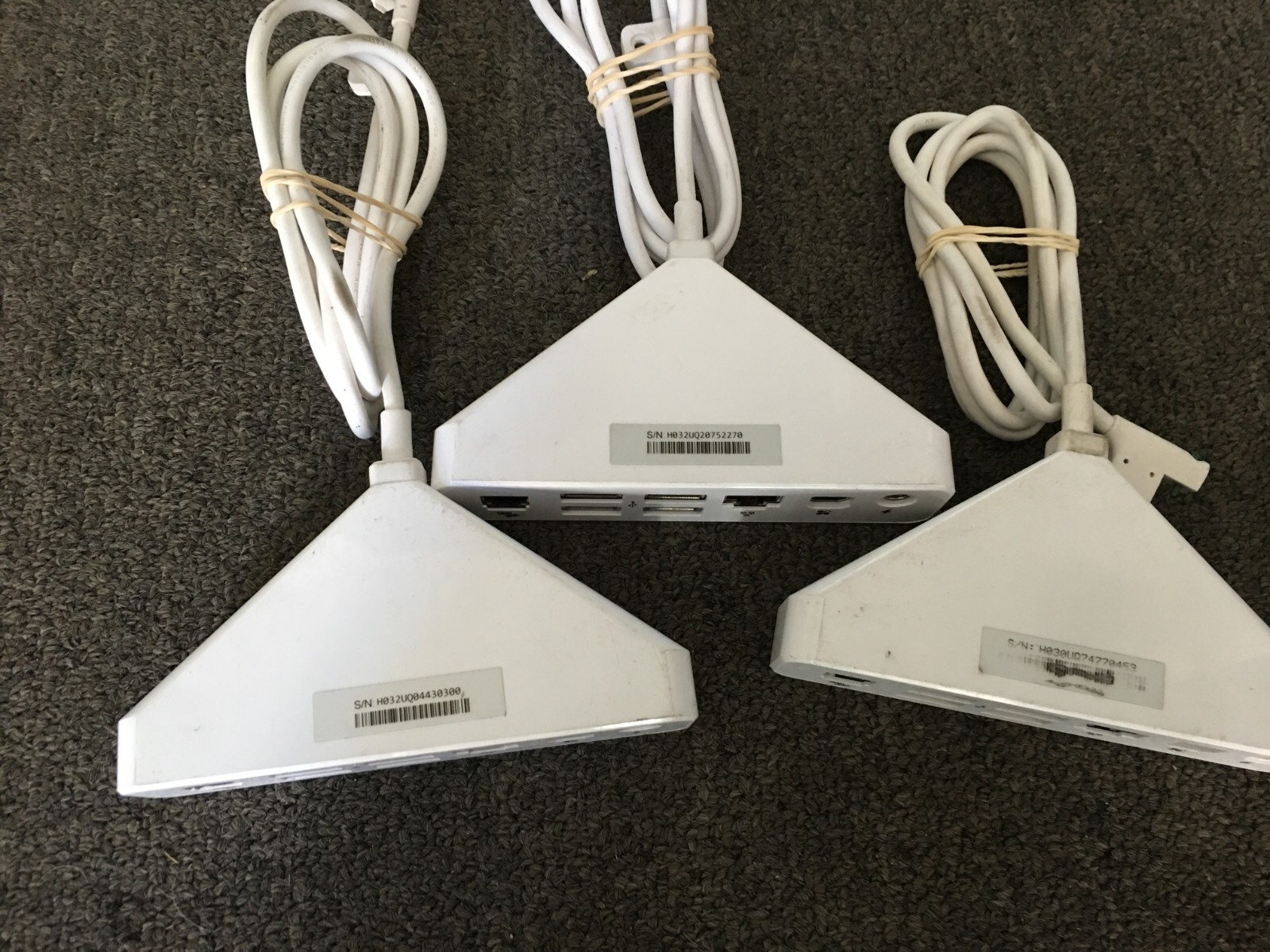Lot of 3 Clover Cable YJ3 Mini Triangle Hub (1HYNZZZ0168) Clover Mini 1st & 2Gen