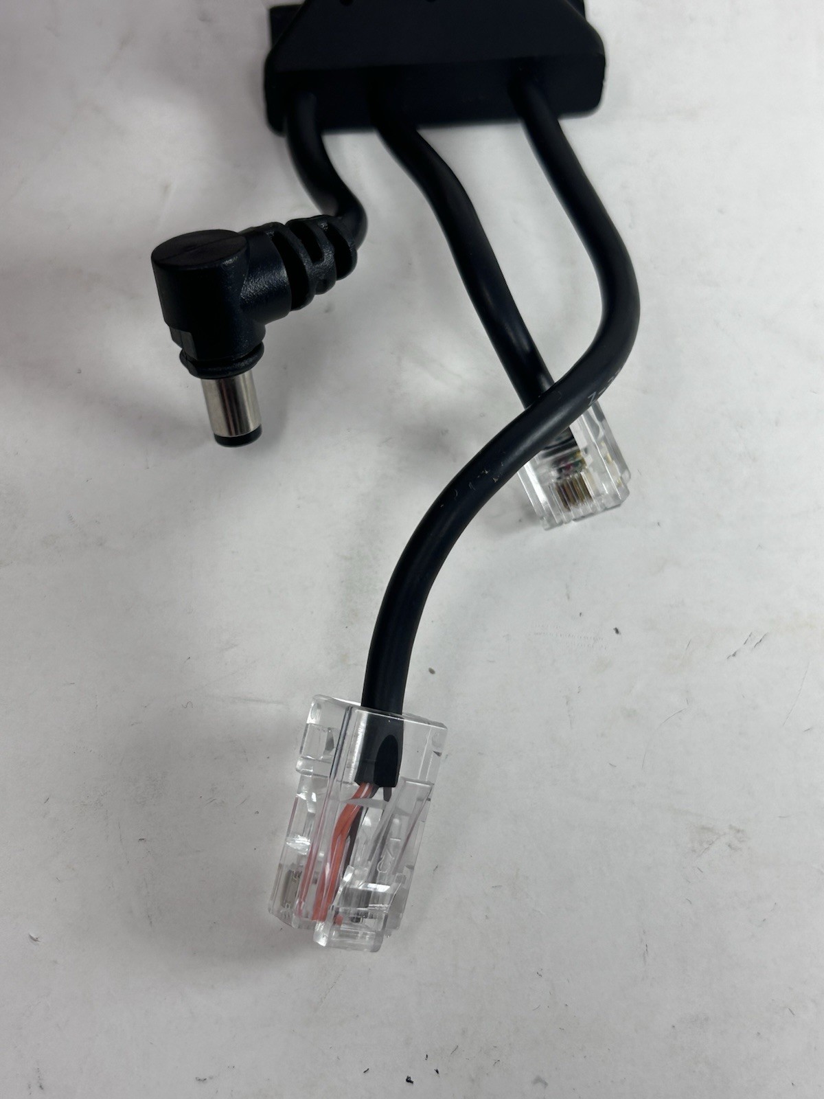 VERIFONE VX520 Tri Cable For Cat6 Ethernet & Landline, AC Adaptor Plug-In Back