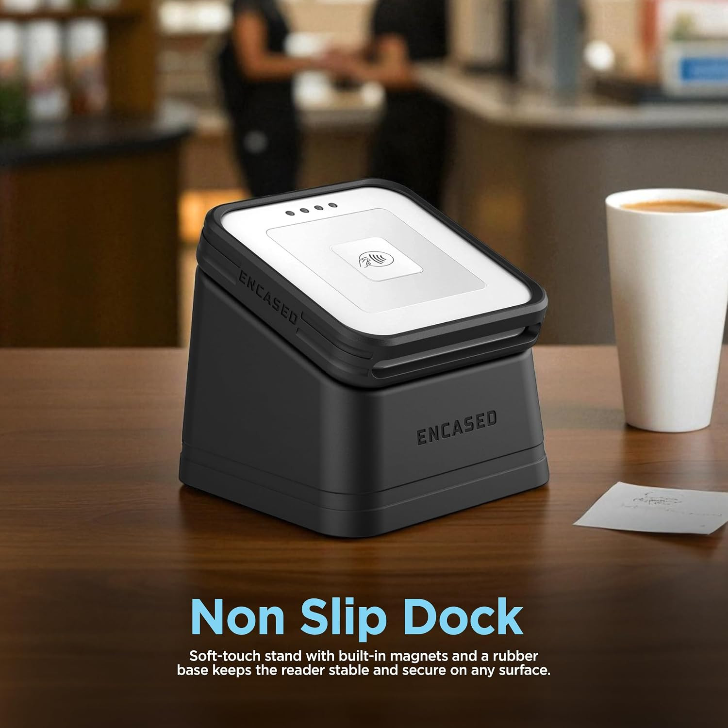 Dock for Square Card Reader (2nd Gen.) with Removeable Protective Case – Magneti