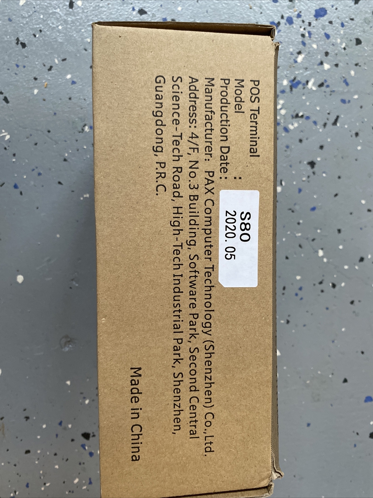 PAX S80 Credit Card Terminal Unit With paper Rolls