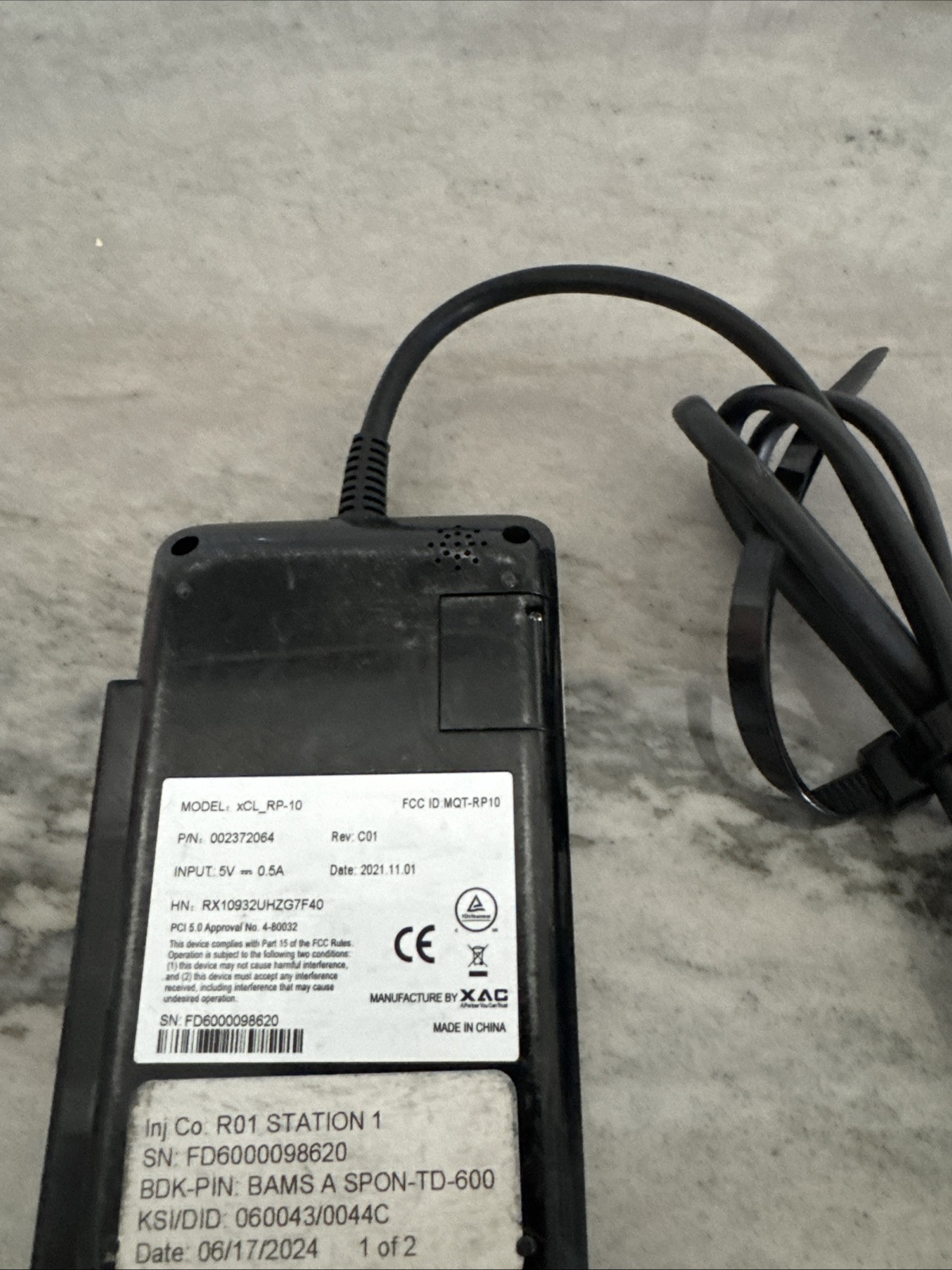 rp10 pin pad