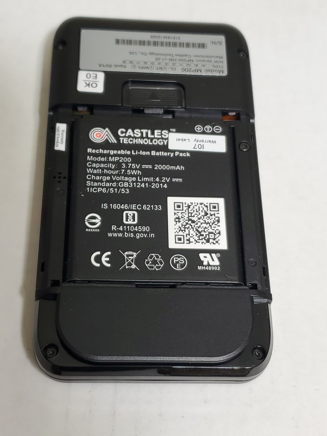 Castles Technology MP200 EMV NFC Magstripe Credit Card Bundles NIB