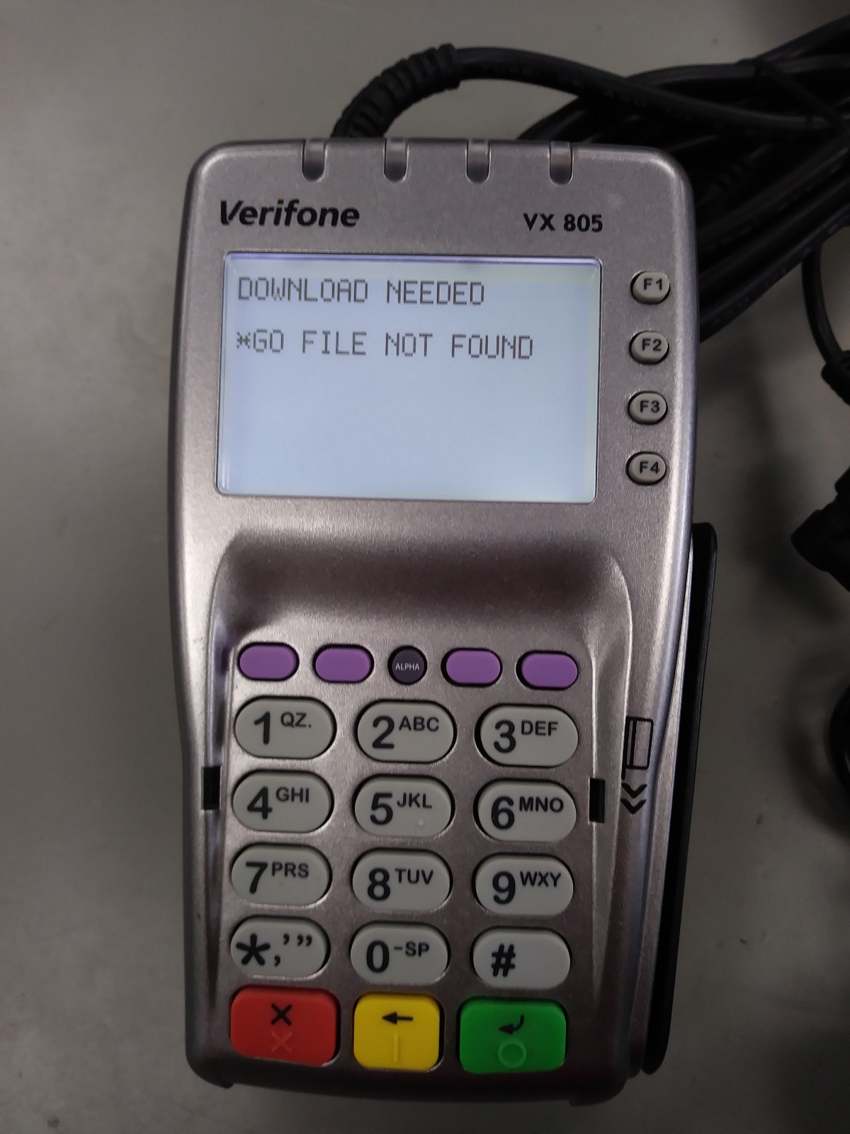VeriFone VX 805 Pin Pad USB Card Chip Reader Keypad LOT OF 4 – NO POWER SUPPLIES