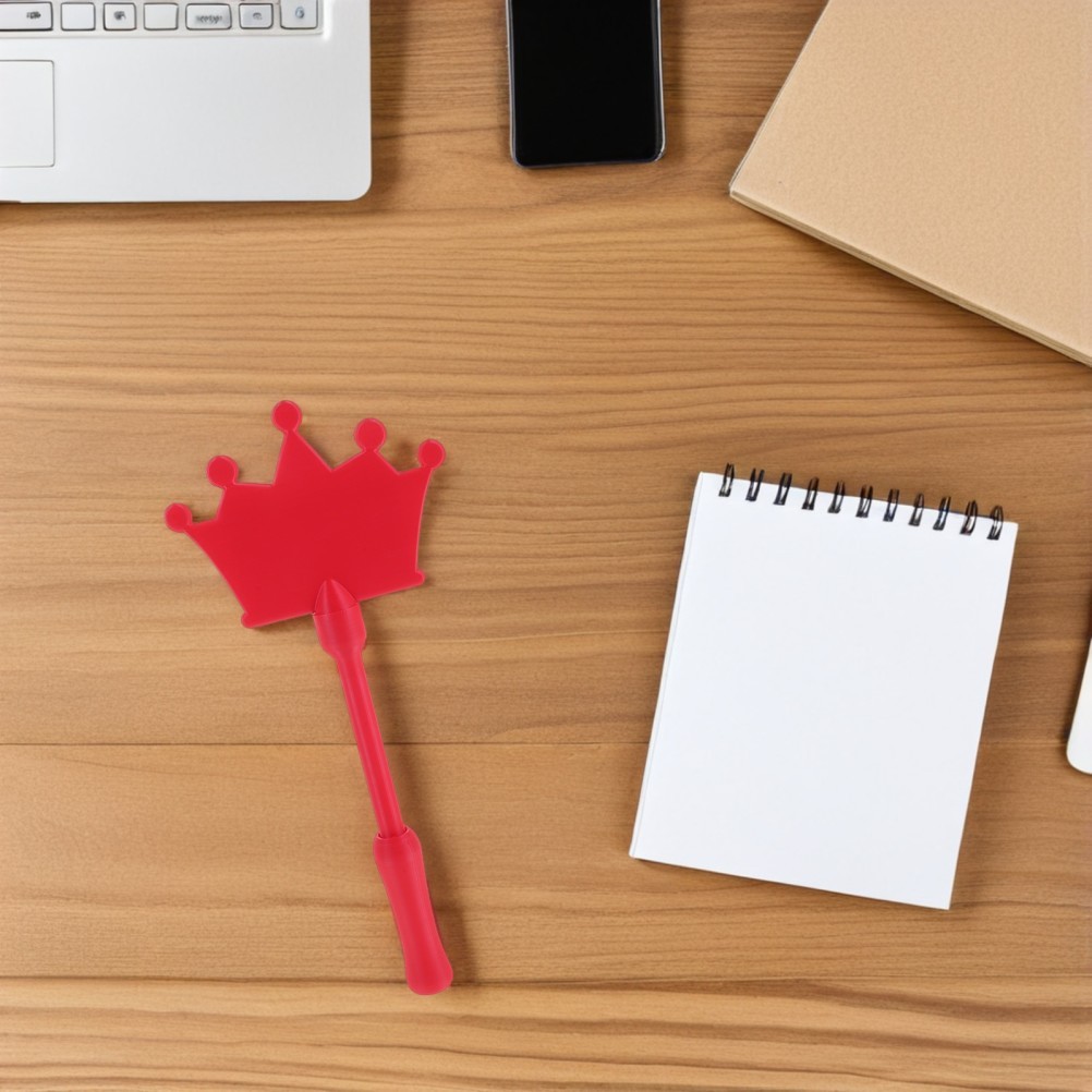 Red Lightweight Reusable Payment Wand with Card Slot for Contactless Tap Pay
