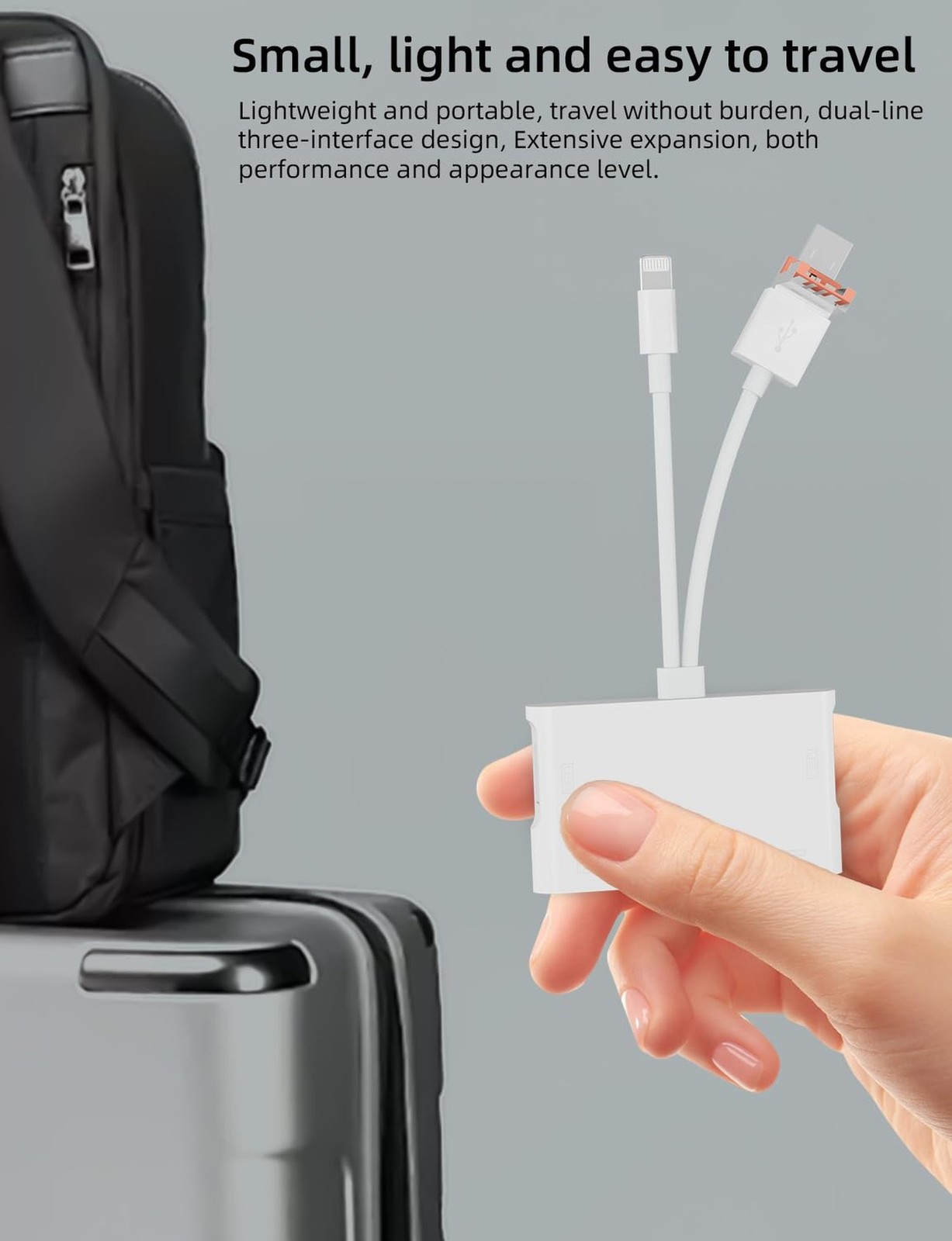 Memory Card Reader, 7-in-1 SD Card Reader & USB OTG Adapter with Micro SD & S…