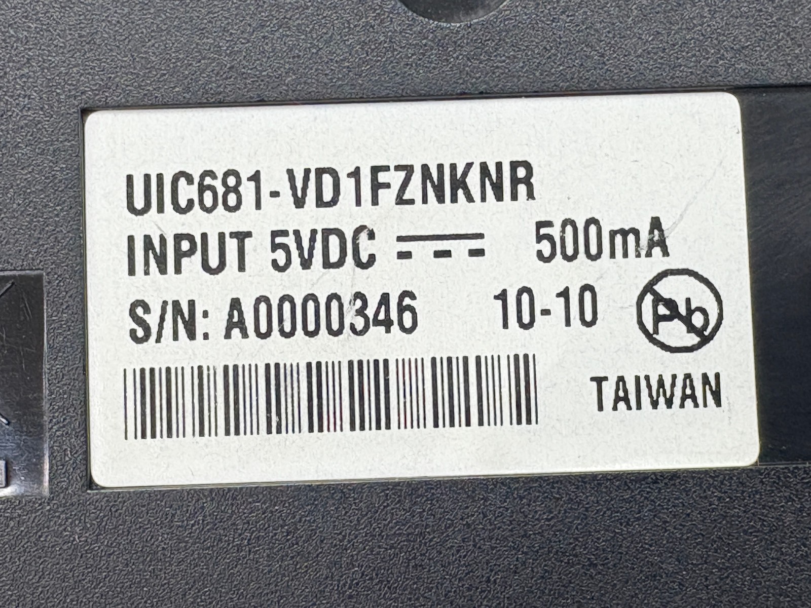 LOT OF 2 | UIC 681 Contactless Card Reader Secure USB/RS-232 Payment Terminal