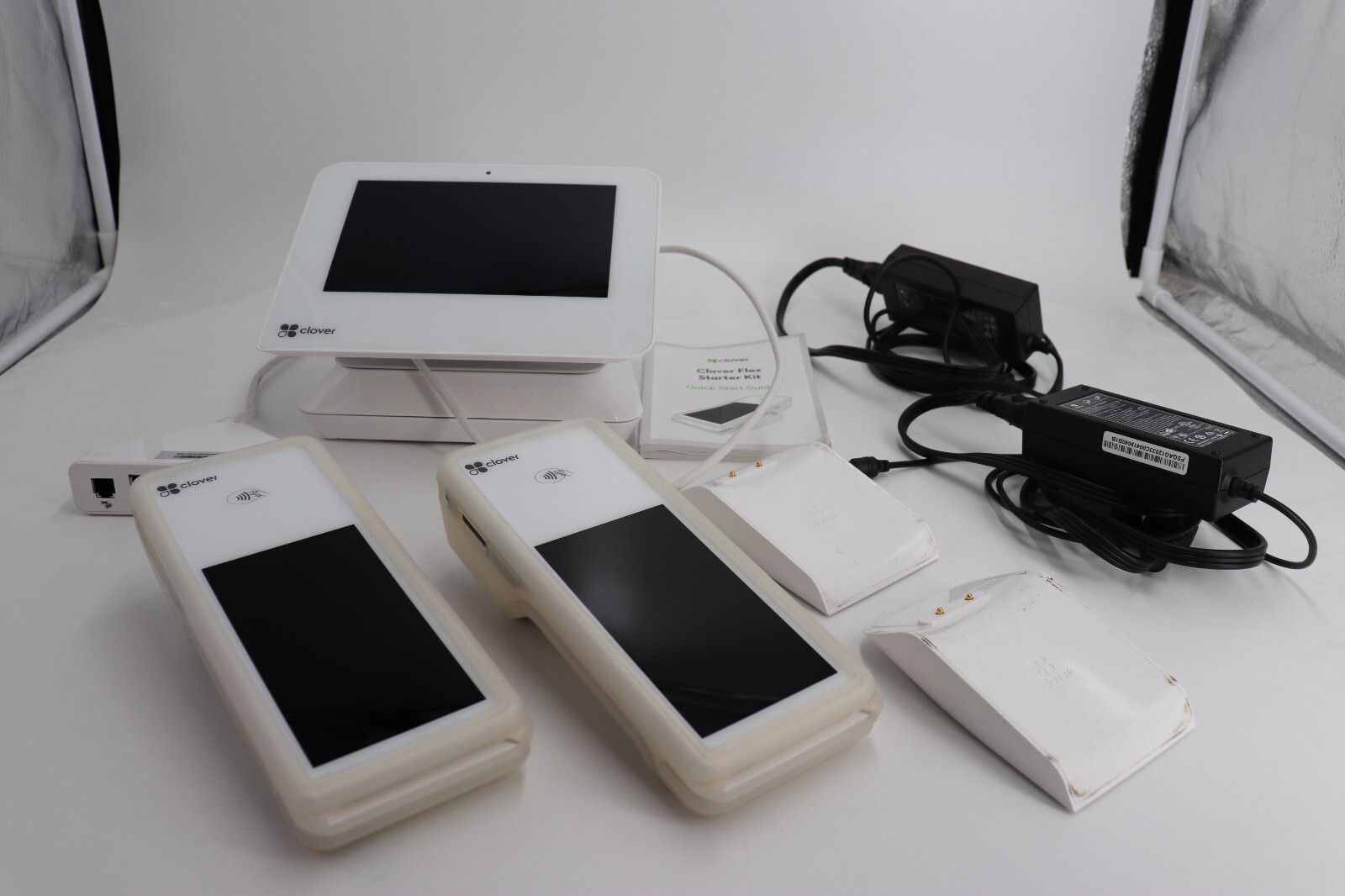 Clover K400 reader & Mini C300 – In Working Condition – For Parts or Repair 