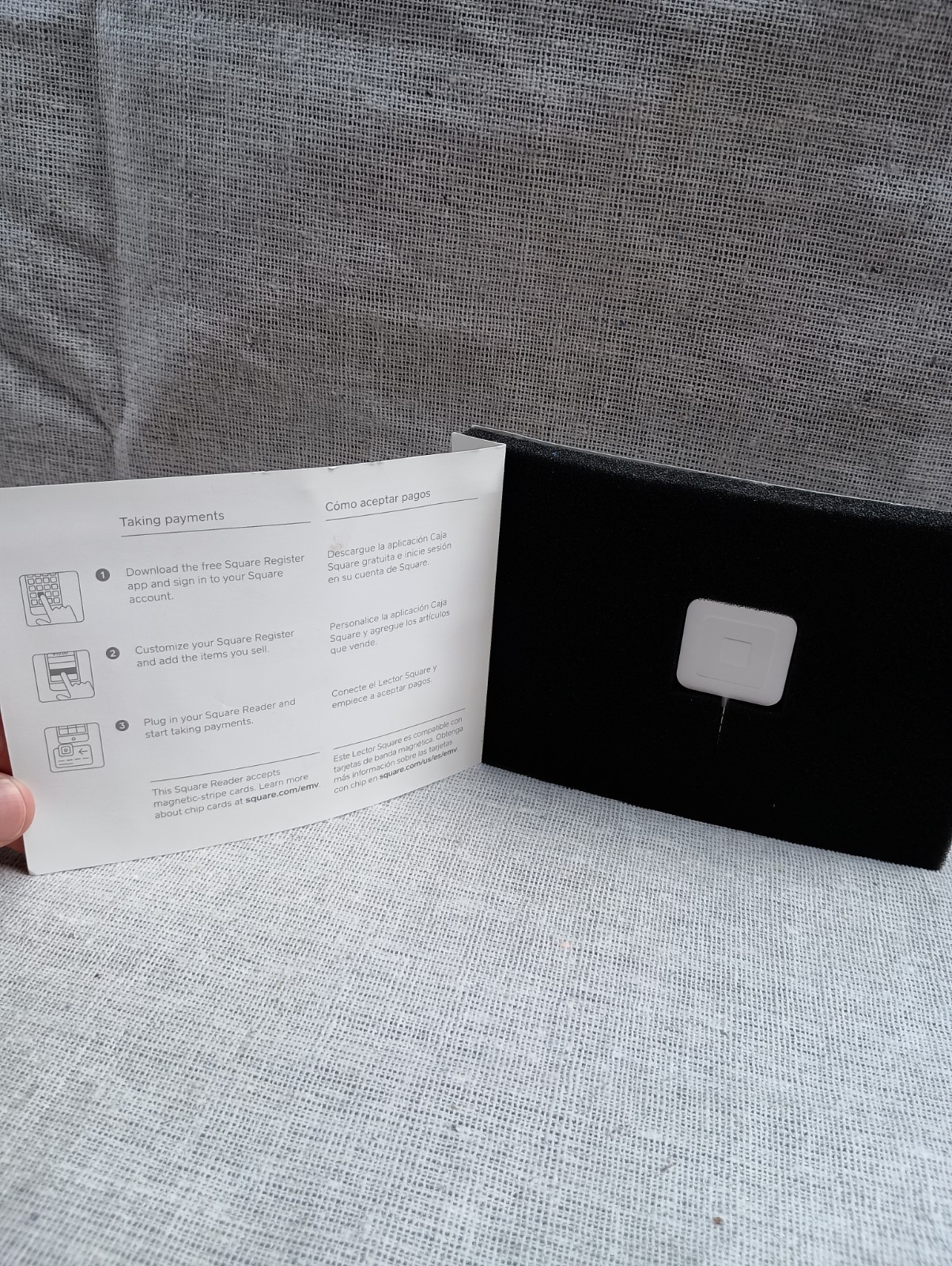 Square Reader Credit Debit Card swipe for iPhone & Android 3.5mm, 2015