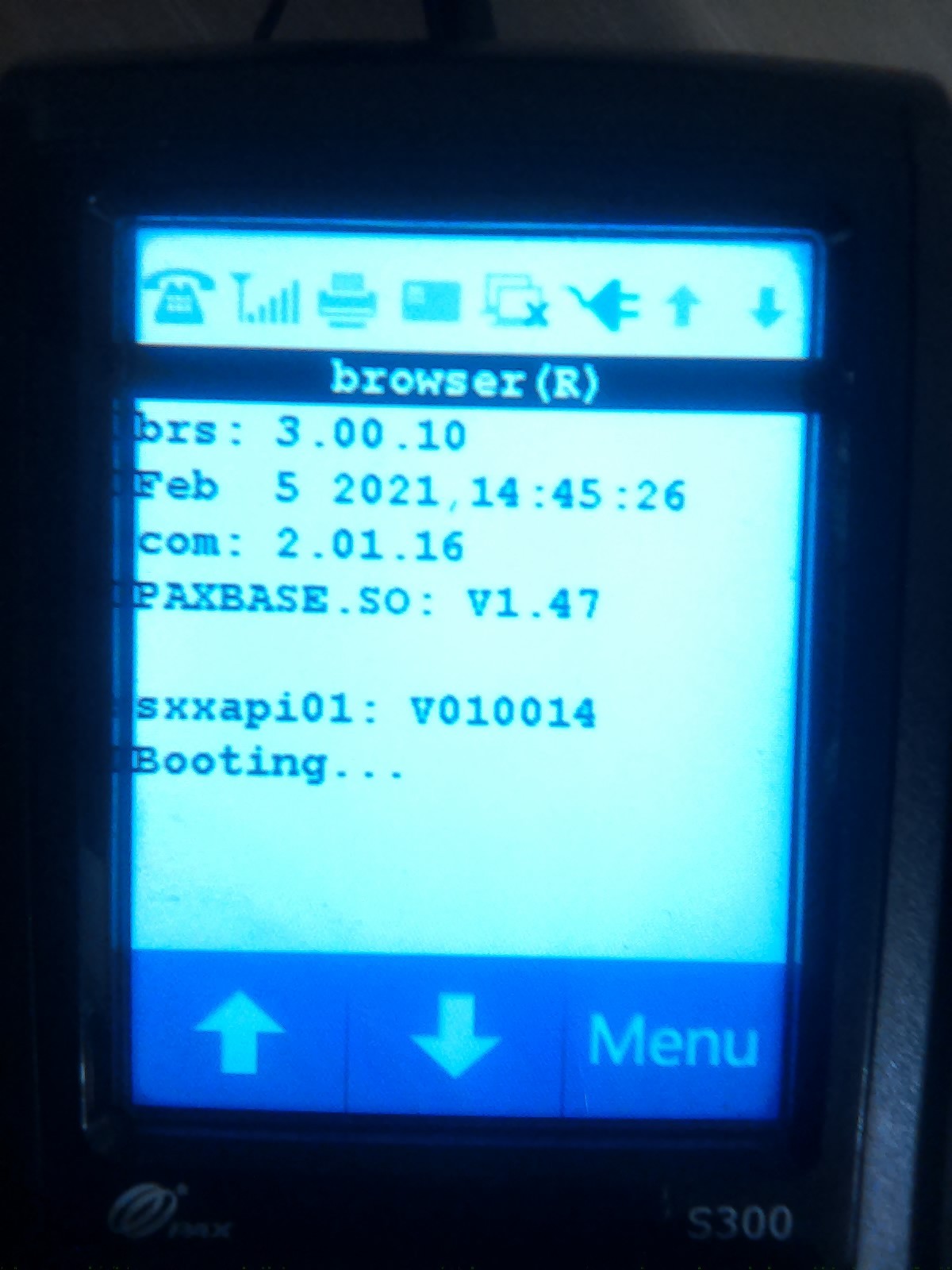 Pax S300 Integrated Pinpad Credit card Terminal w/ Cables S300-000-364-02NA
