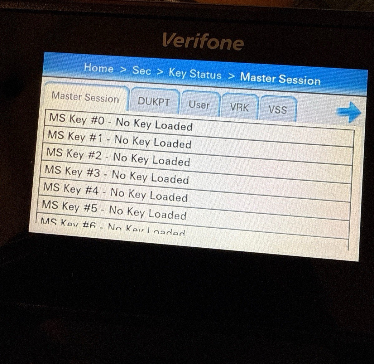 Verifone MX 915 Payment Terminal – Supervisor Unlocked Key Cleared w/ Harness