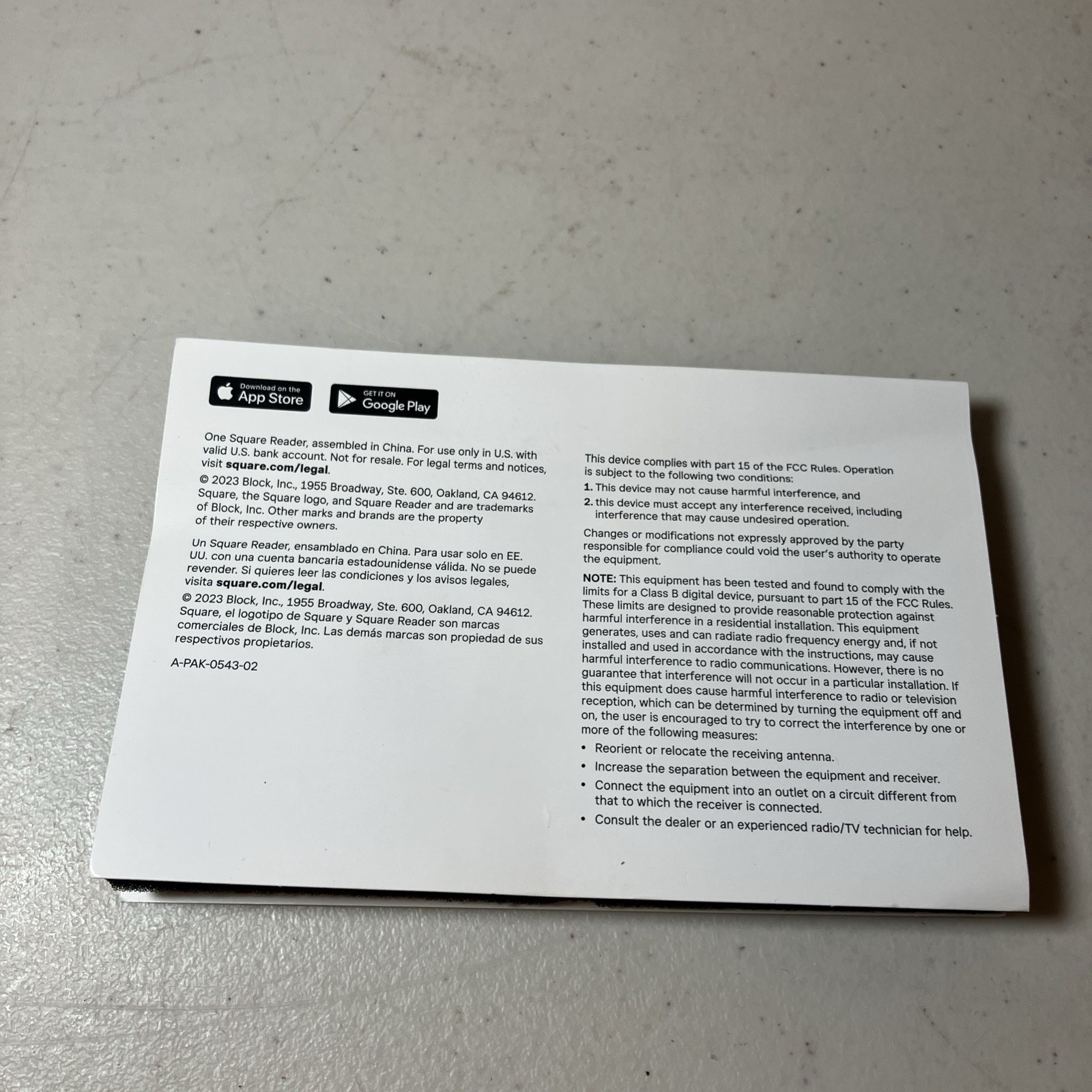 Square Reader for magstripe (with Lightning connector) – NEW OPEN !!!