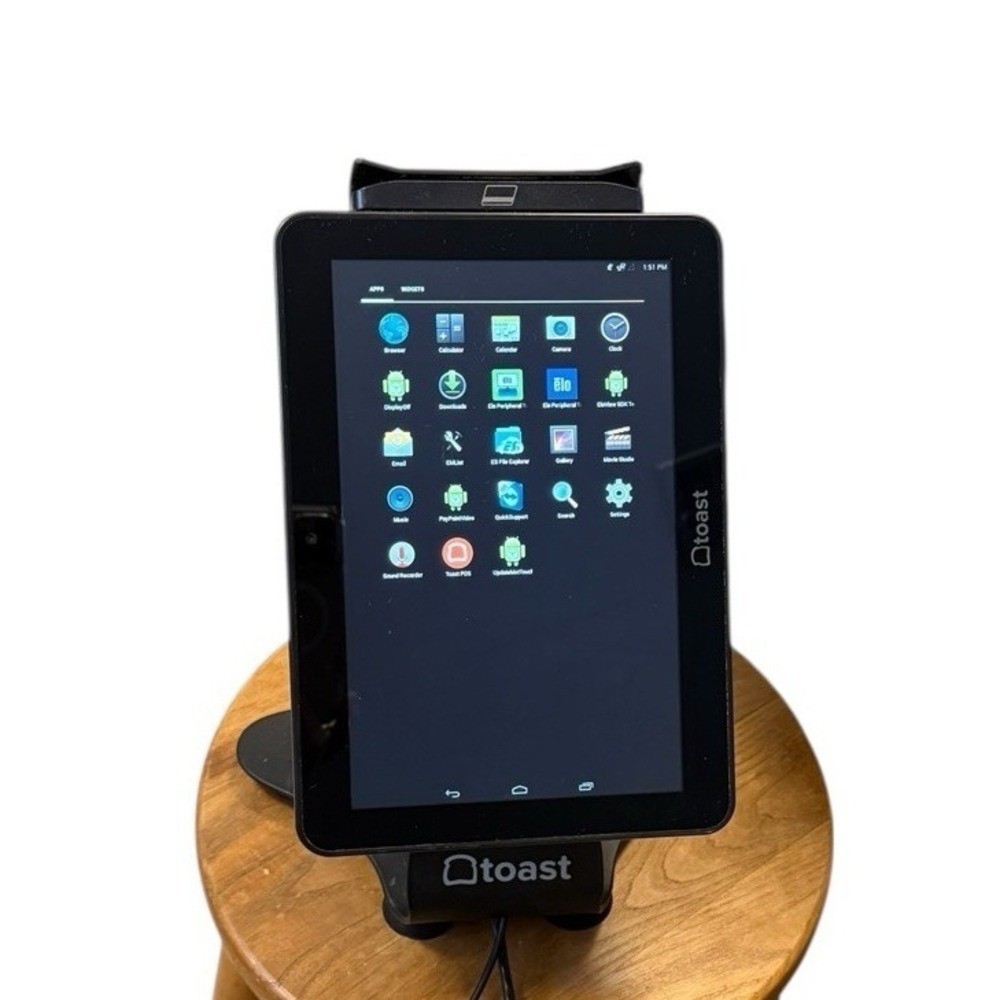 Toast Elo POS Terminal Credit Card Reader Touch Monitor 10″ ESY10i1 E605416