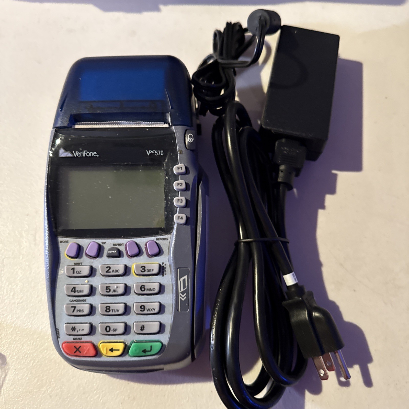 VeriFone Vx570 Credit Card Terminal Reader POS Point of Sale