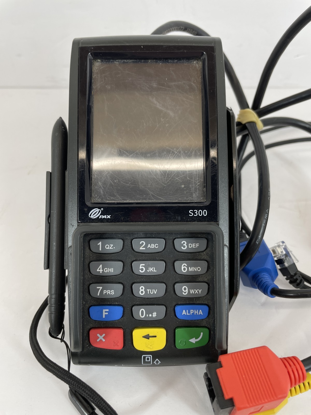 PAX S300 PIN Pad Credit Card Terminal EMV POS Ethernet Reader w/ Cables