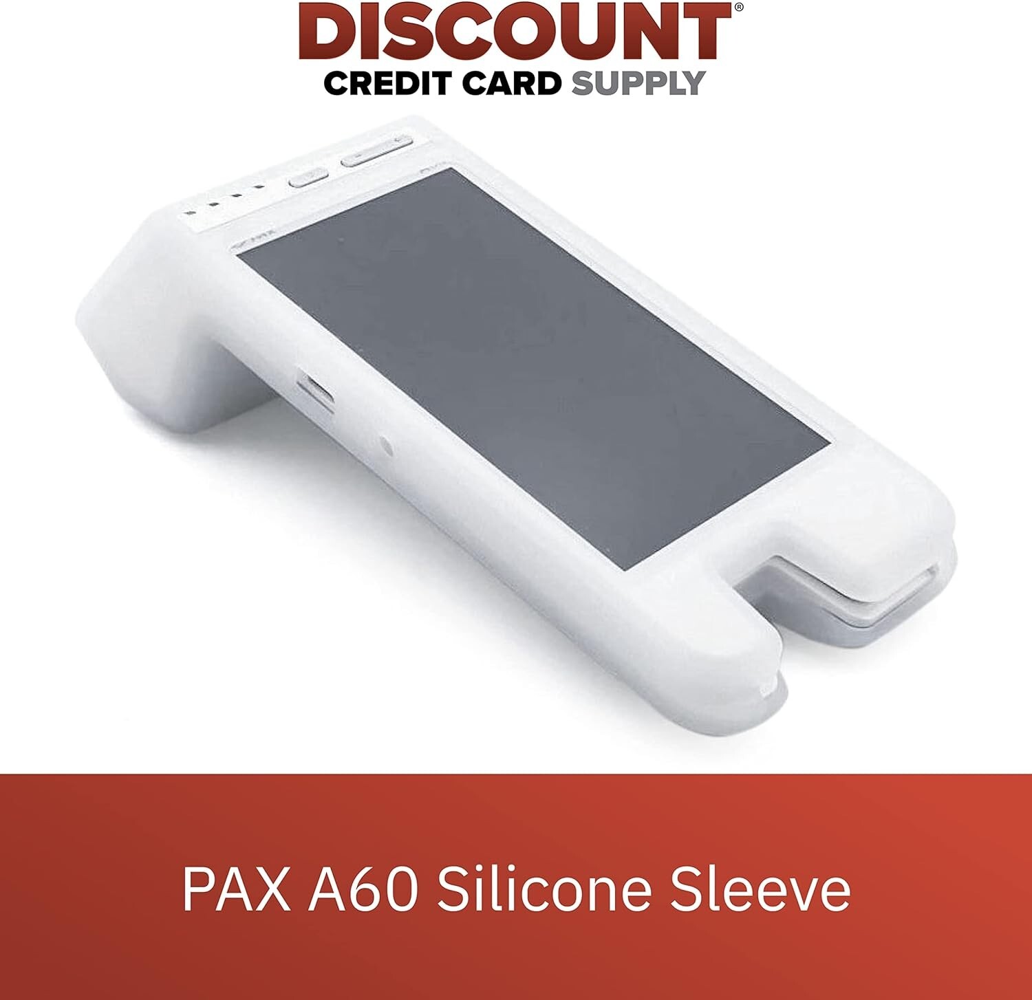 PAX A60 Smart Mobile Payment Terminal + White Silicone Protective Sleeve