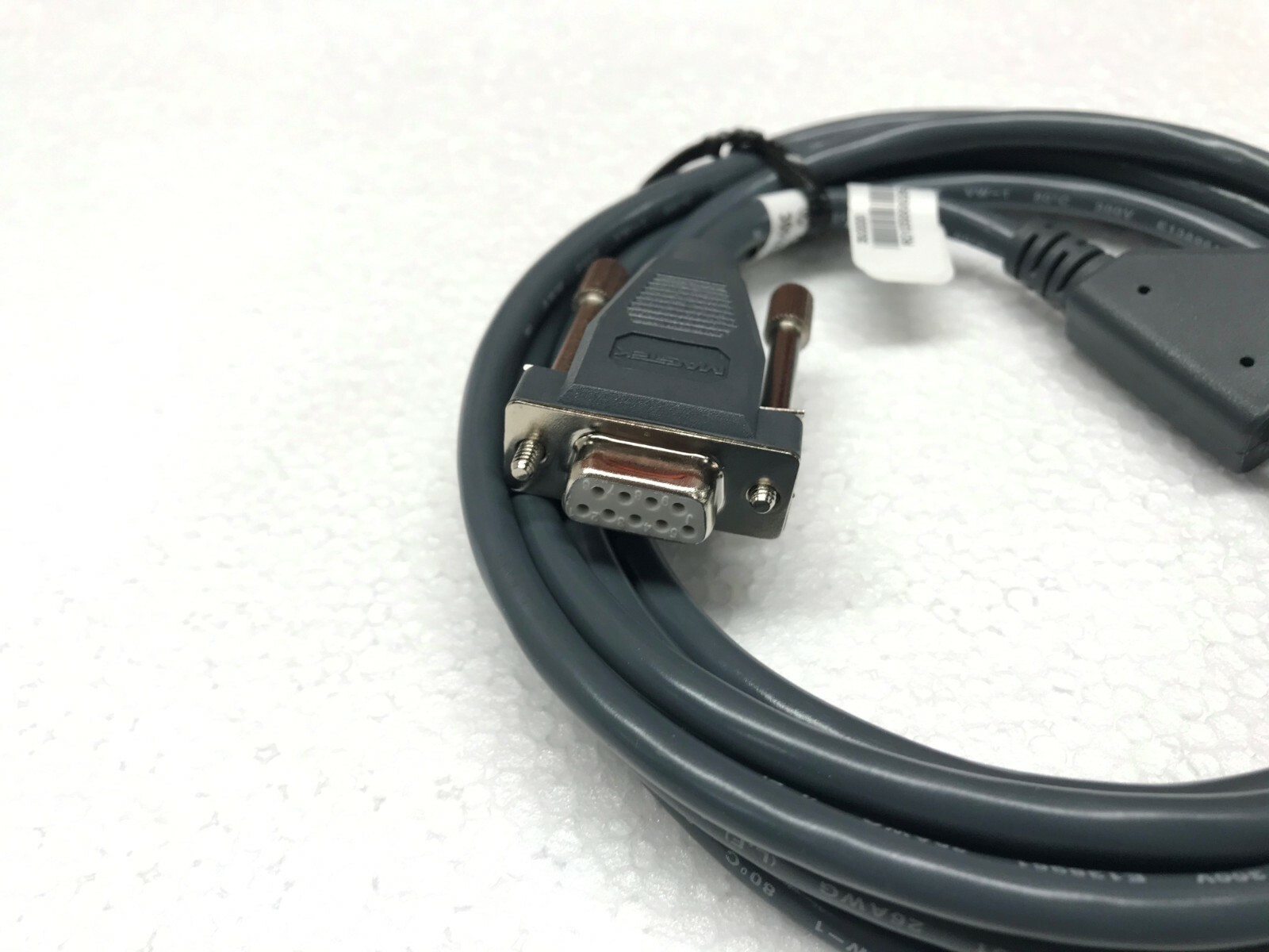 Genuine MagTek cable MINIMICR RS232 DB9 8FT GRAY RS232 MINI MICR & PC 30019304