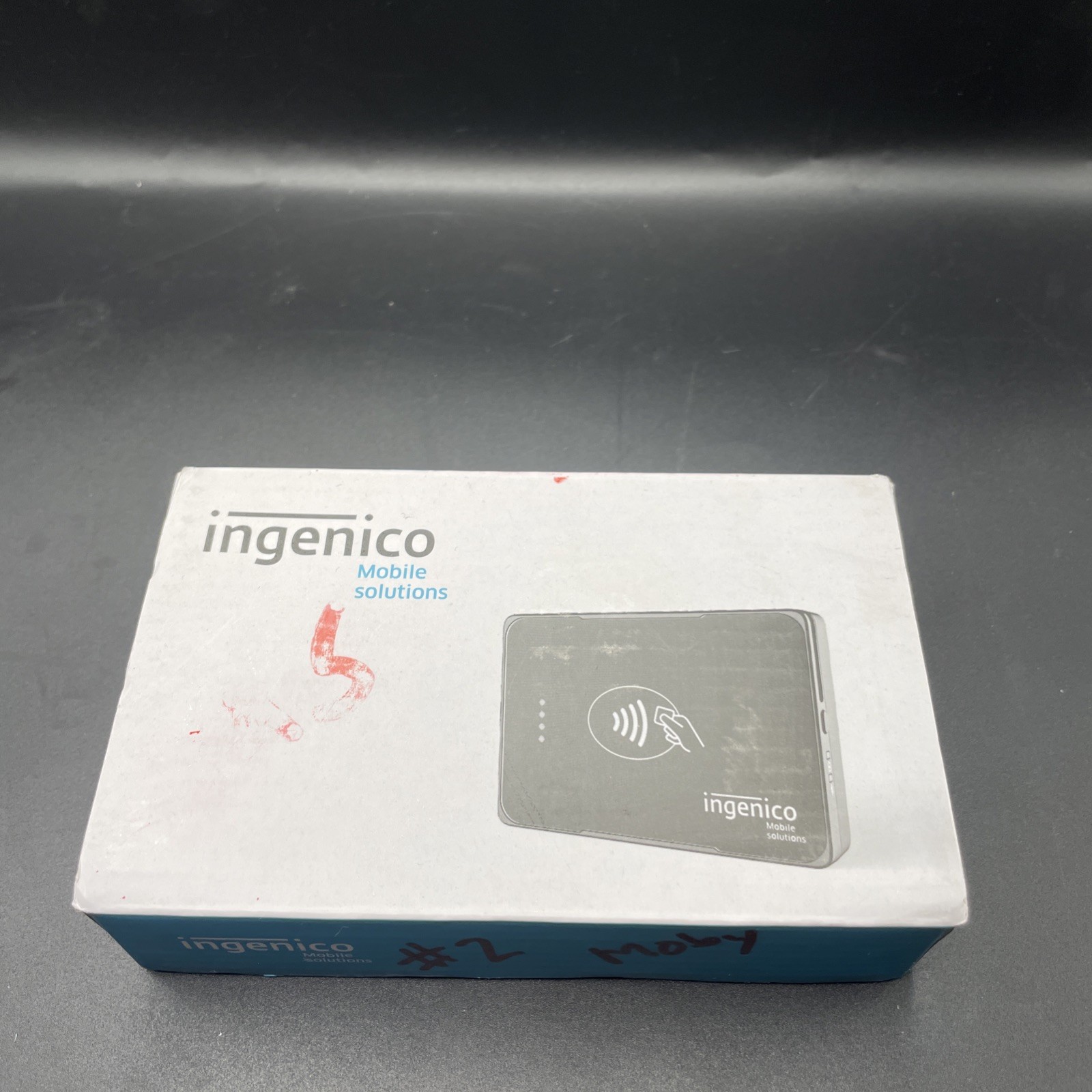 Ingenico Mobile Solutions MOBY/5500/2B Mobile Credit Card Reader Android iPhone