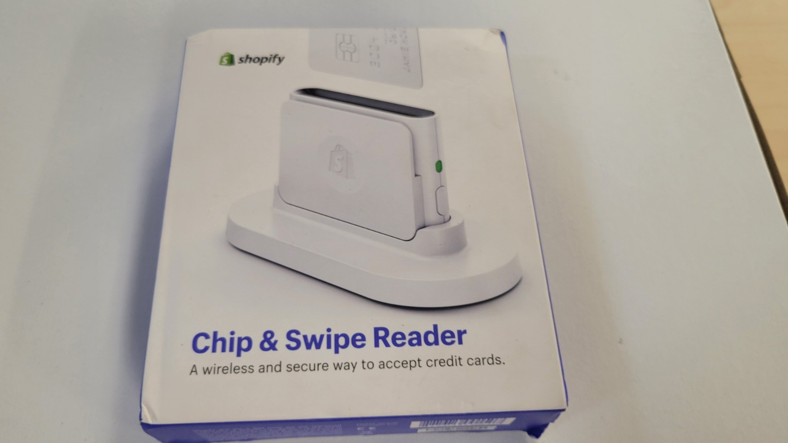 *box Has Wear NewUnopened* Shopify Chip Swipe Credit Card Reader White Model