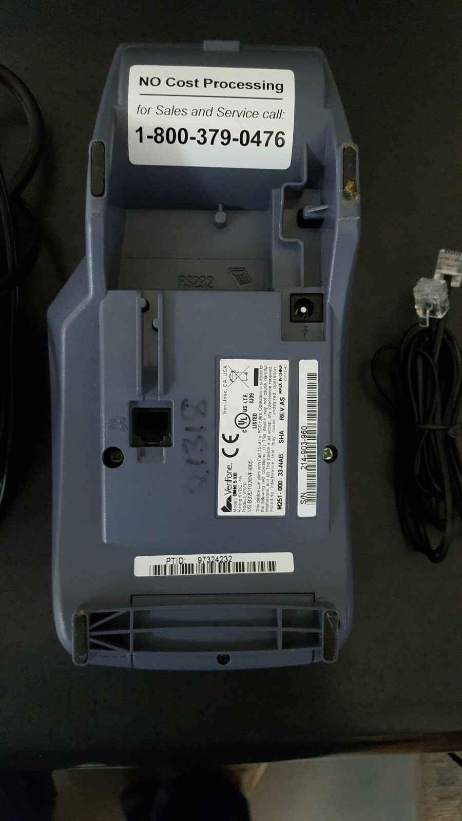 Verifone Vx510 Dial Credit Card Terminal – PCI Compliant Free Shipping