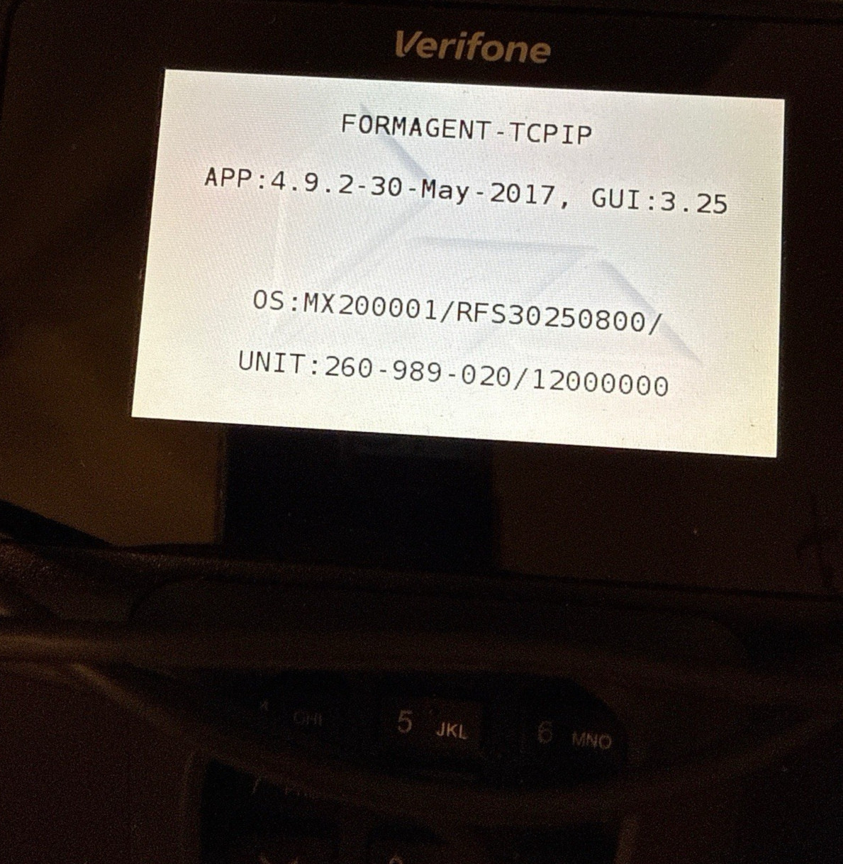 Verifone MX 915 Payment Terminal – Supervisor Unlocked Key Cleared w/ Harness