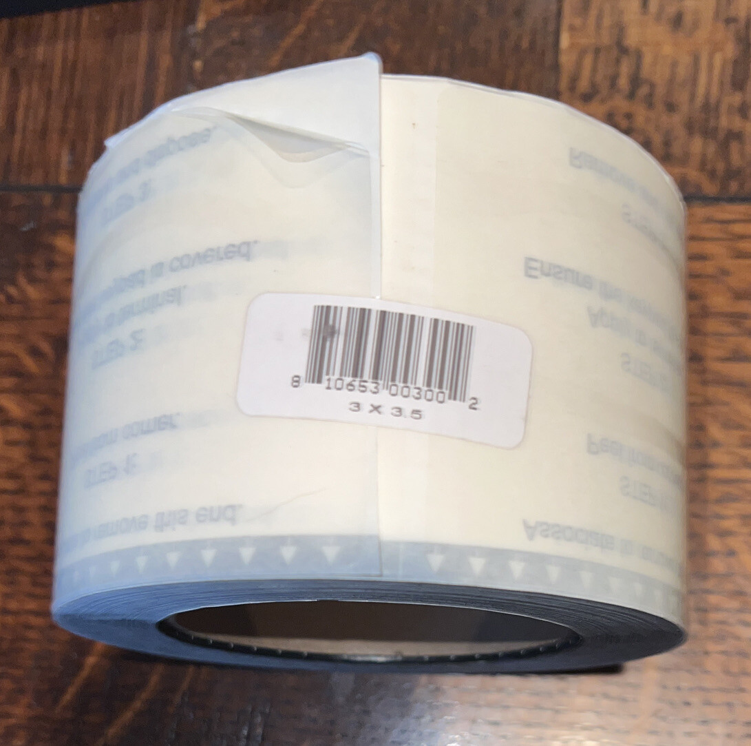 Labelcraft Payment Terminal/Credit Card Machine Covers, 500/roll