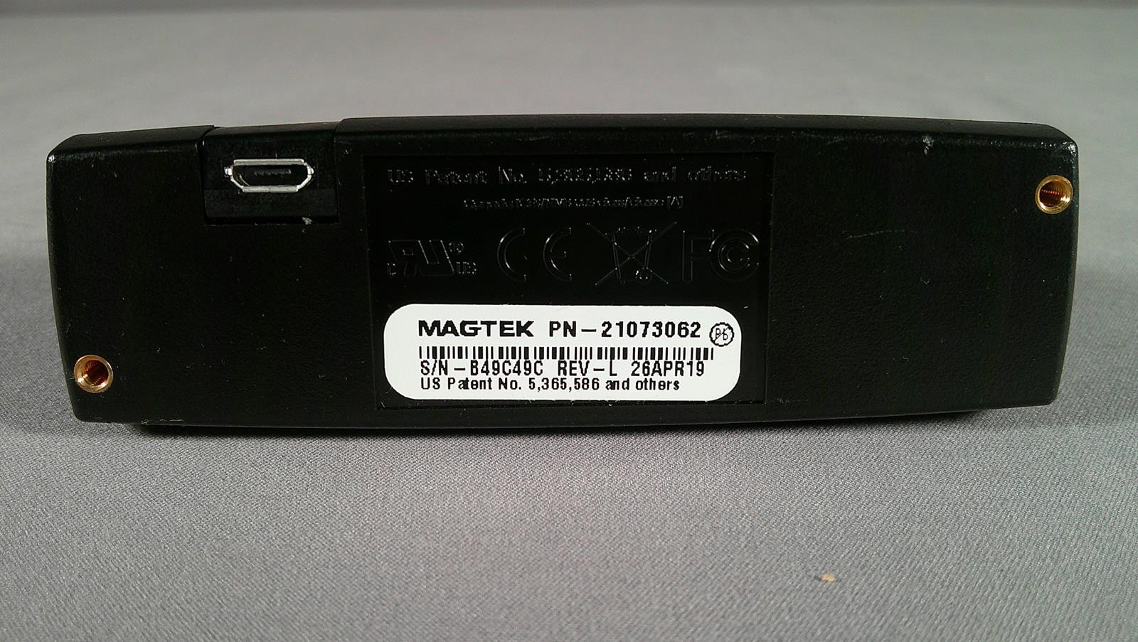 MAGTEK Dynamag Magnetic Stripe Reader 21073062 ** NO POWER CORD INCLUDED**