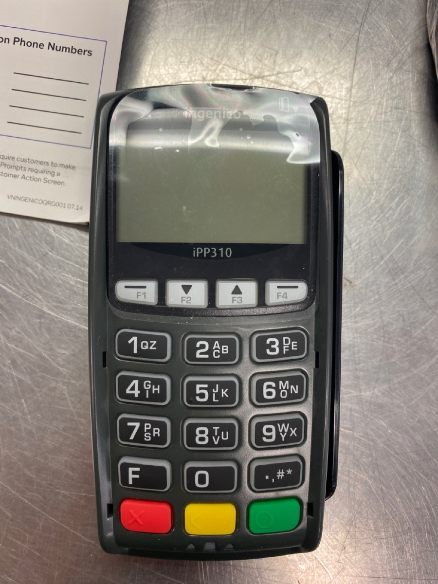 USED INGENICO IPP310 CREDIT CARD TERMINAL (QUC009460)