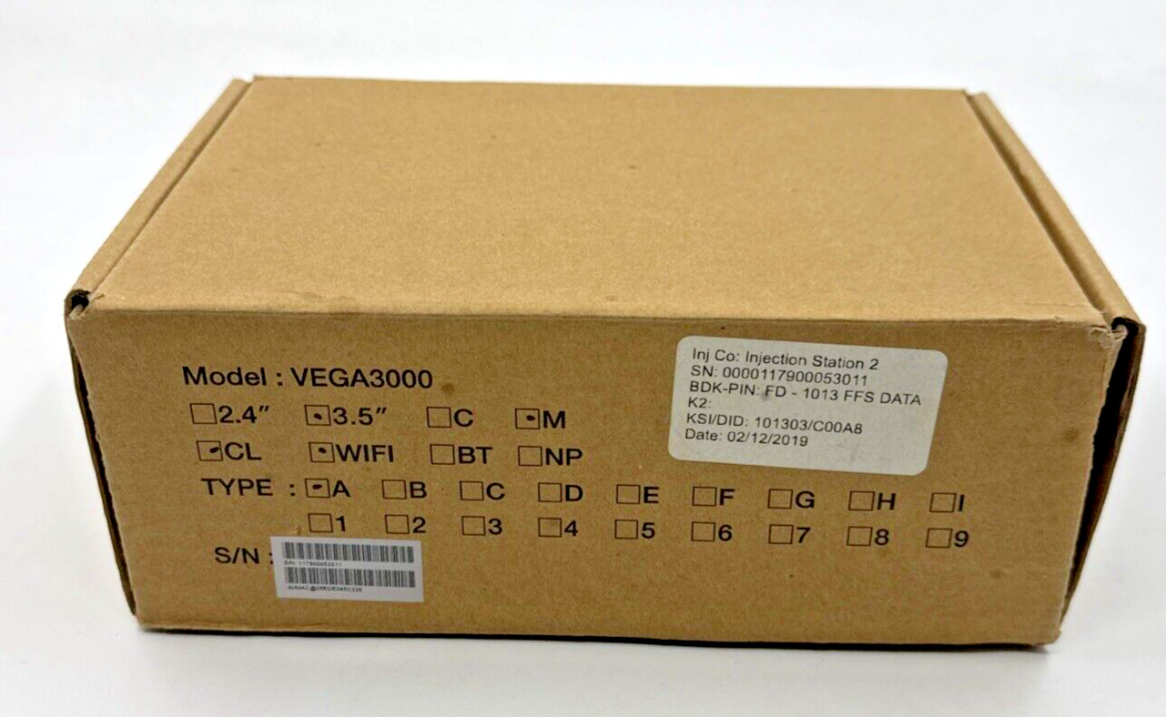 Dejavoo Z9 3.5″ VEGA3000 Credit Card Terminal PARTS ONLY/ Does Not Turn On