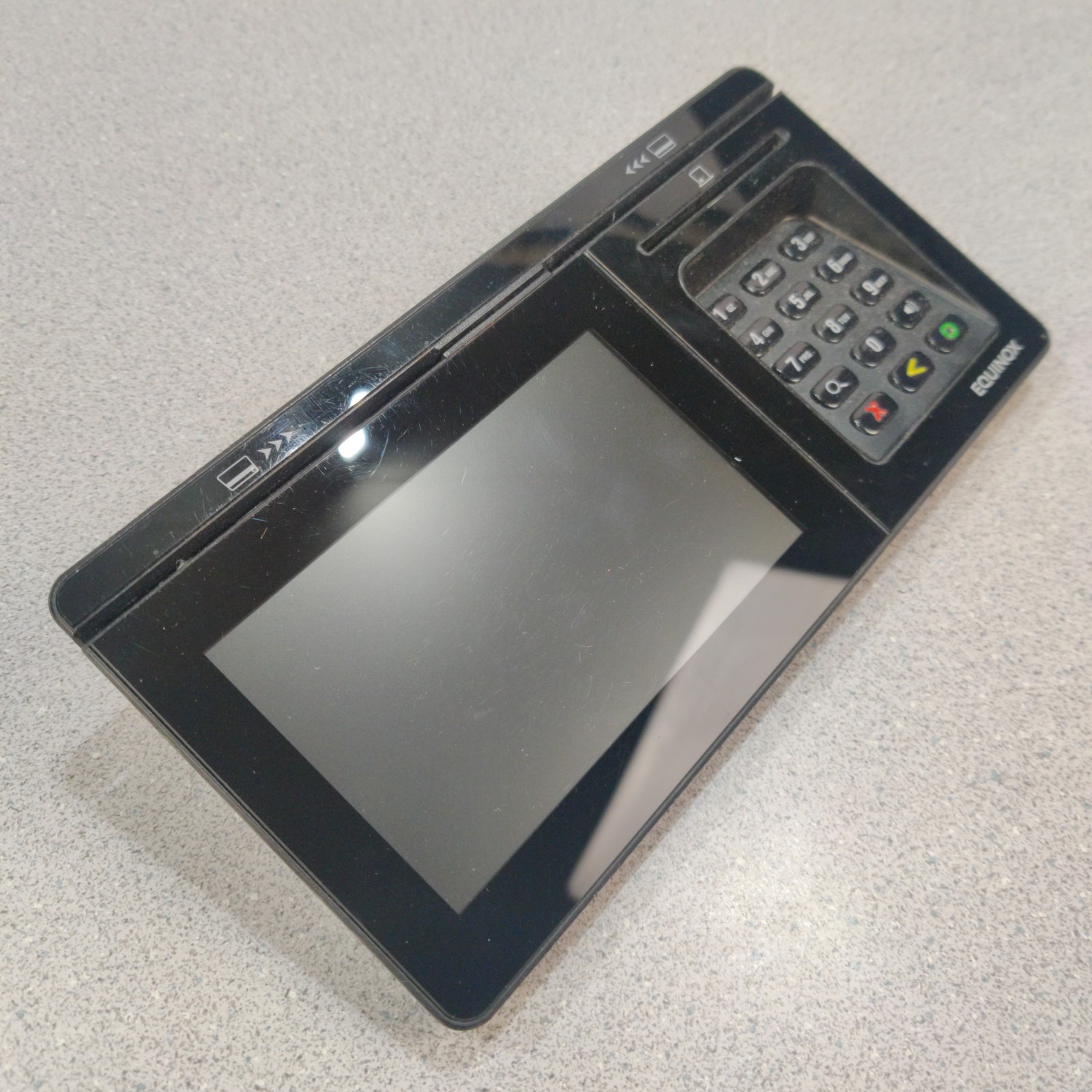 Equinox Luxe 8500i HD LCD Touchscreen Pay Terminal UNIT ONLY FOR PARTS UNTESTED