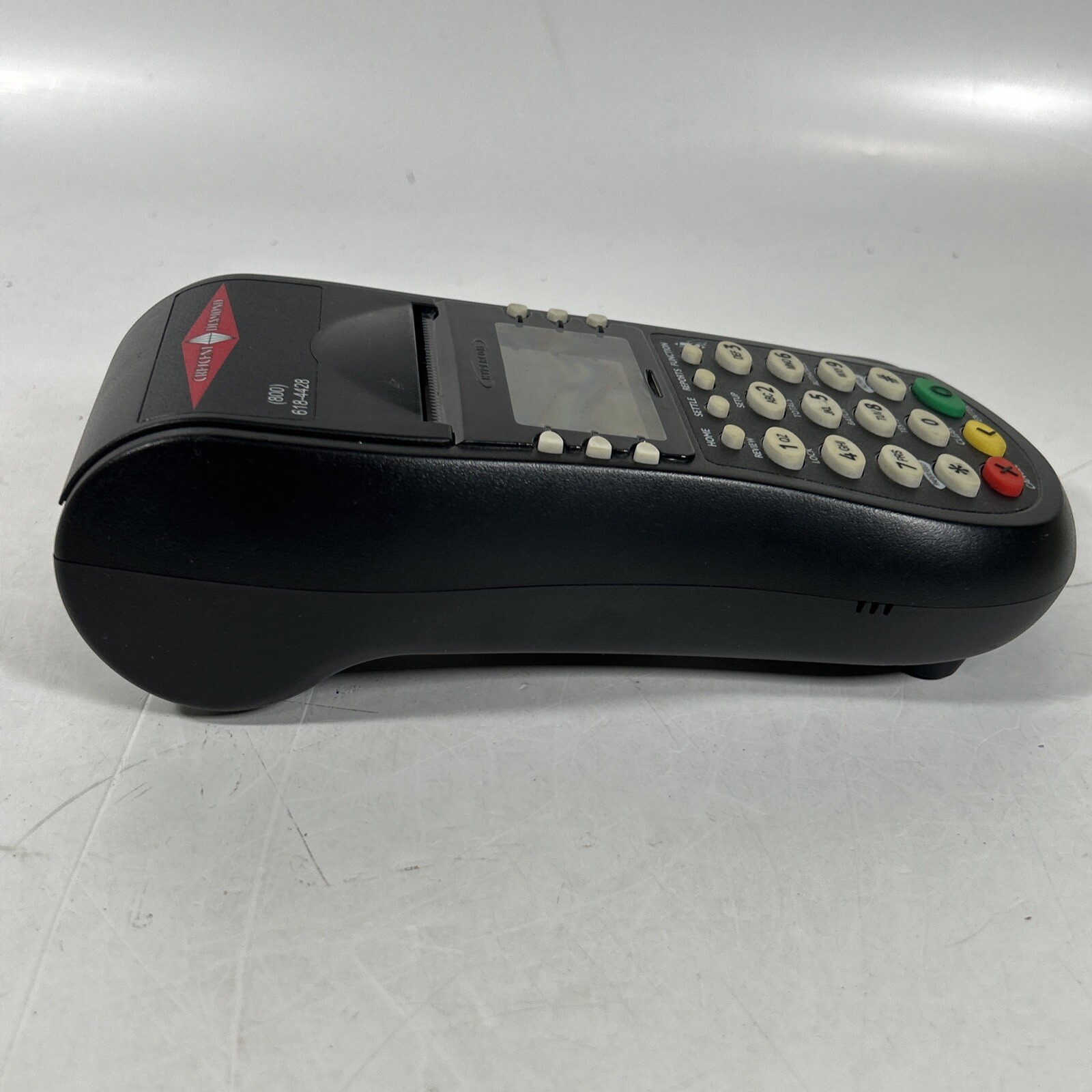 Hypercom T4205 Black Wired Portable 24MB LCD 19-Key Buttons Credit Card Terminal