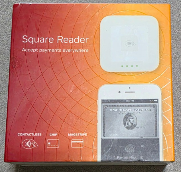 Square A-SKU-0113 Contactless Credit Card and Chip Reader – White – NEW