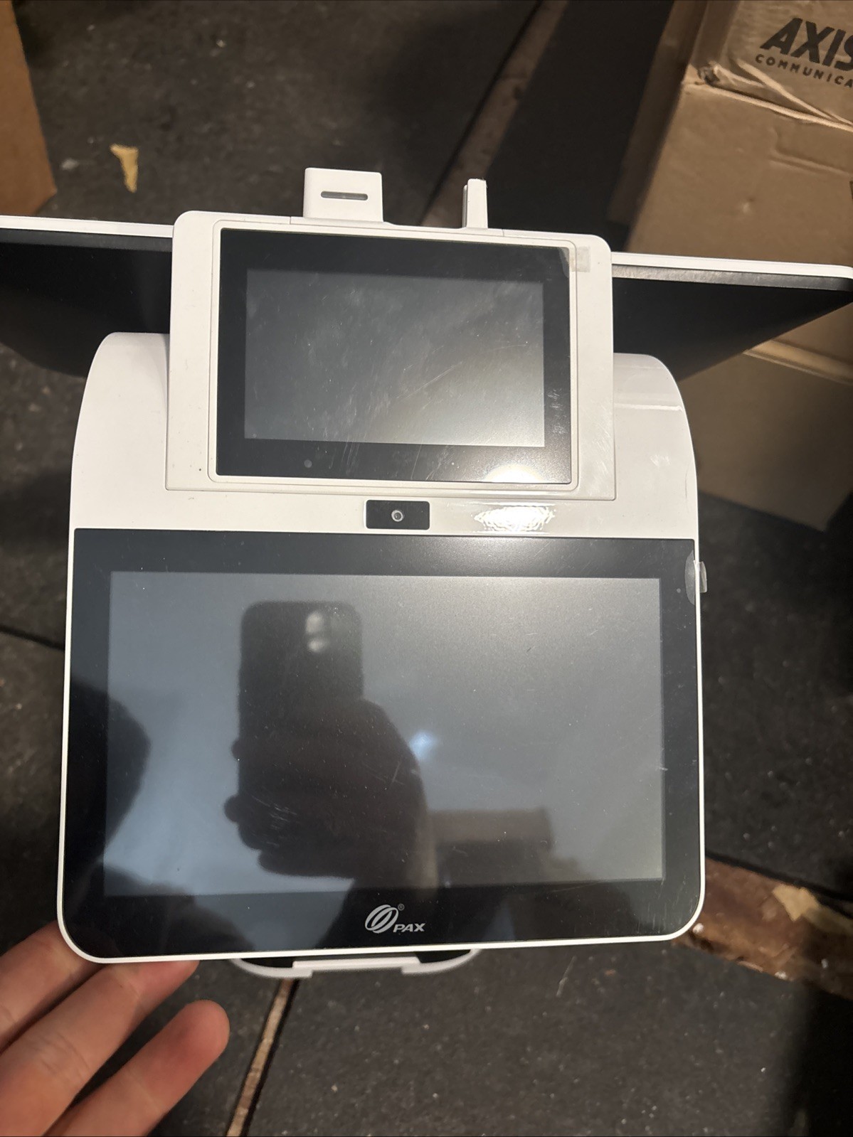 SpotOn PAX E800 POS Point Of Sale System UNTESTED NO PSU