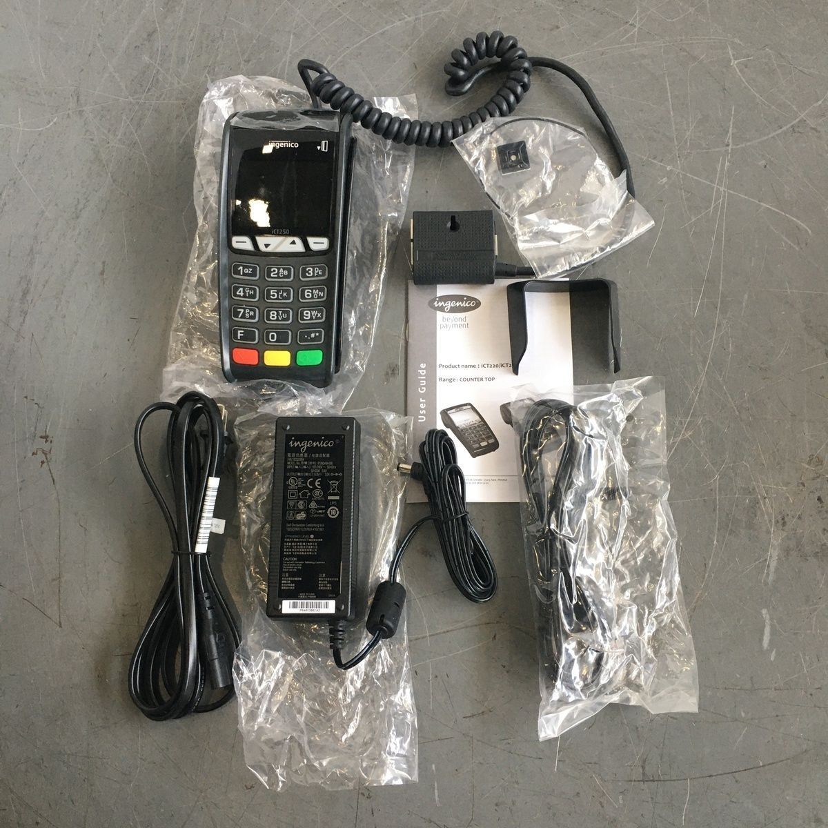Ingenico iCT250 Credit Card Terminal – Worldpay EMV NFC Payment Machine