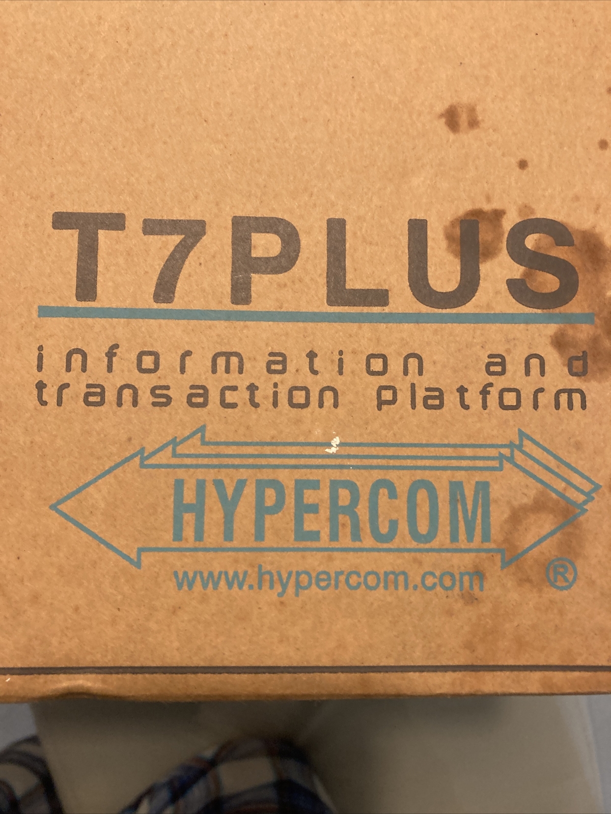 HIPERCOM T7PLUS CREDIT CARD INFORMATION AND TRANSACTION PLATFORM