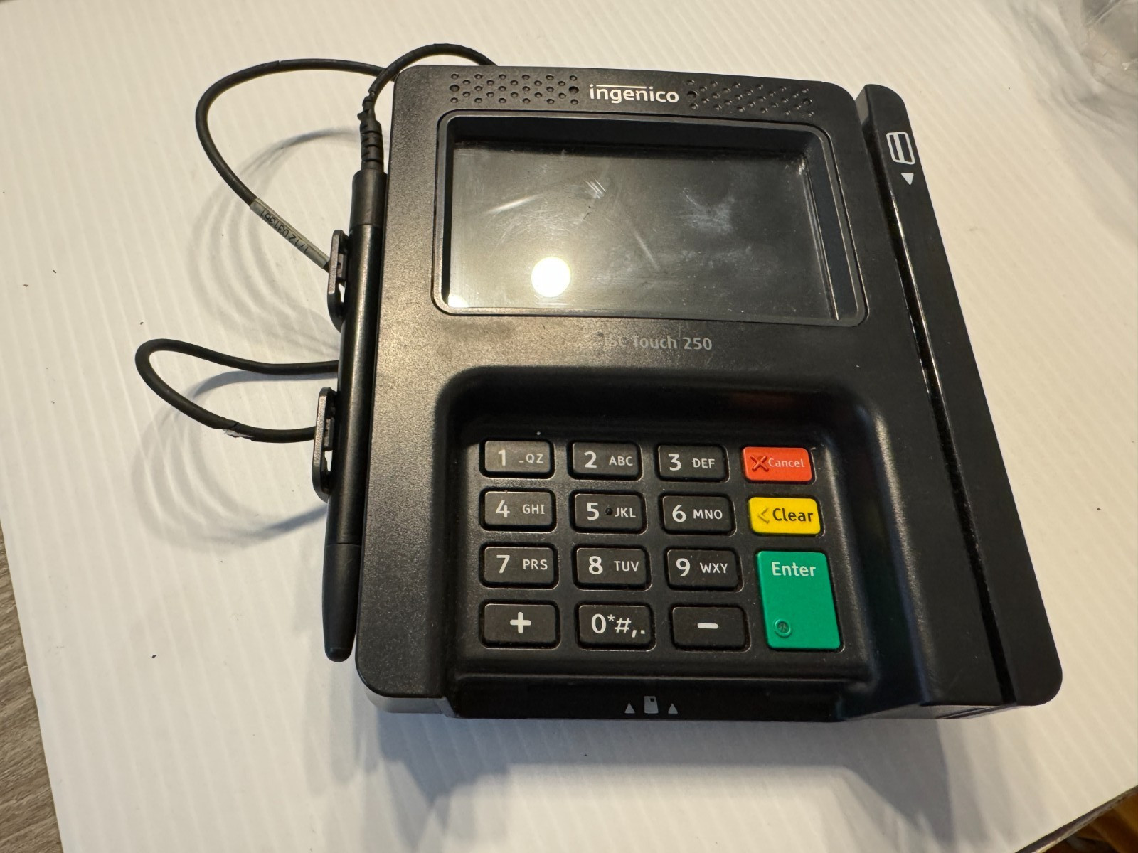 Ingenico iSC Touch 250 POS Payment Credit Card Terminal Smart Reader iSC250
