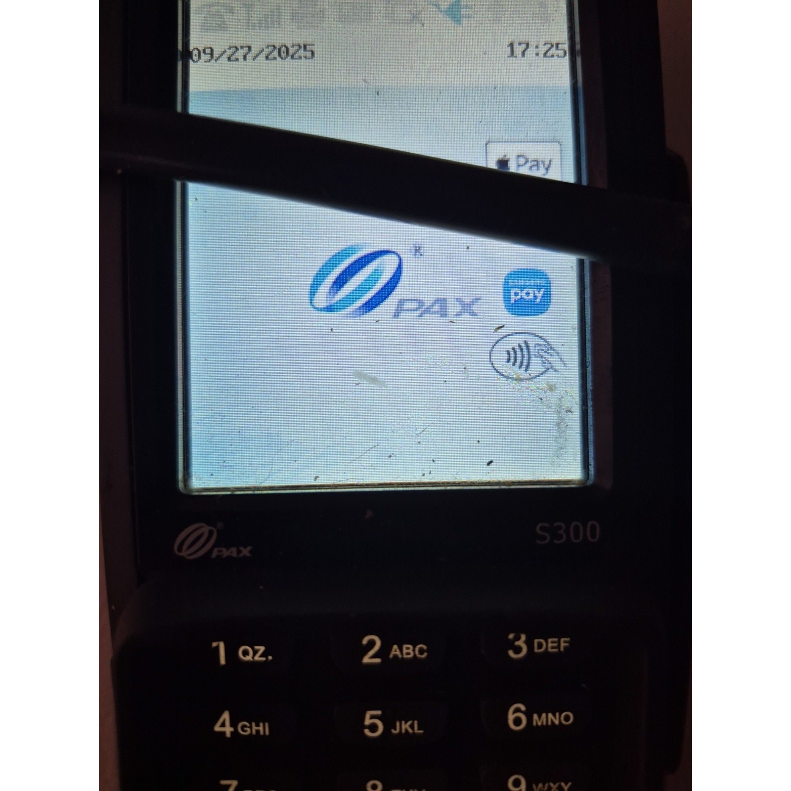 Used PAX S300 Integrated PIN Pad Credit Card Terminal w/ Power + Cable – Tested