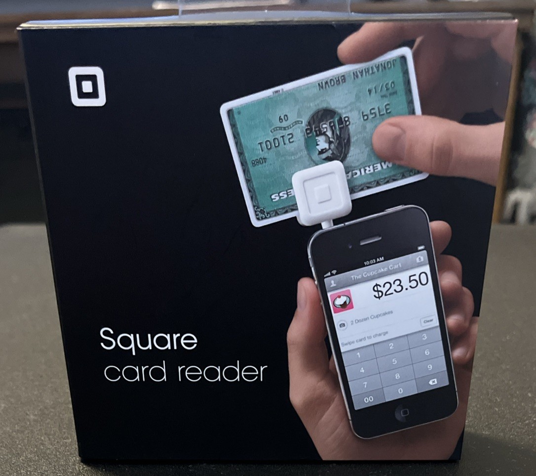 NEW Square Credit Card Reader for iPhone, iPad & Android 3.5mm Headphone Jack
