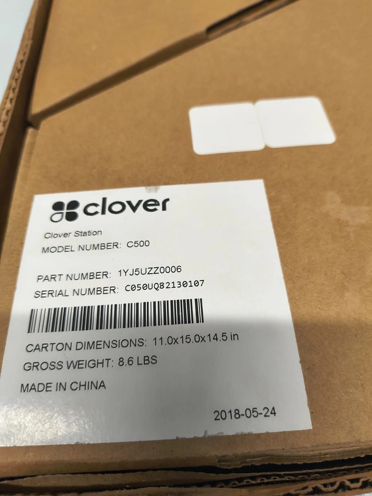 Clover Station C500 Point / Printer P550/Accessory Kit H500 OPEN BOX